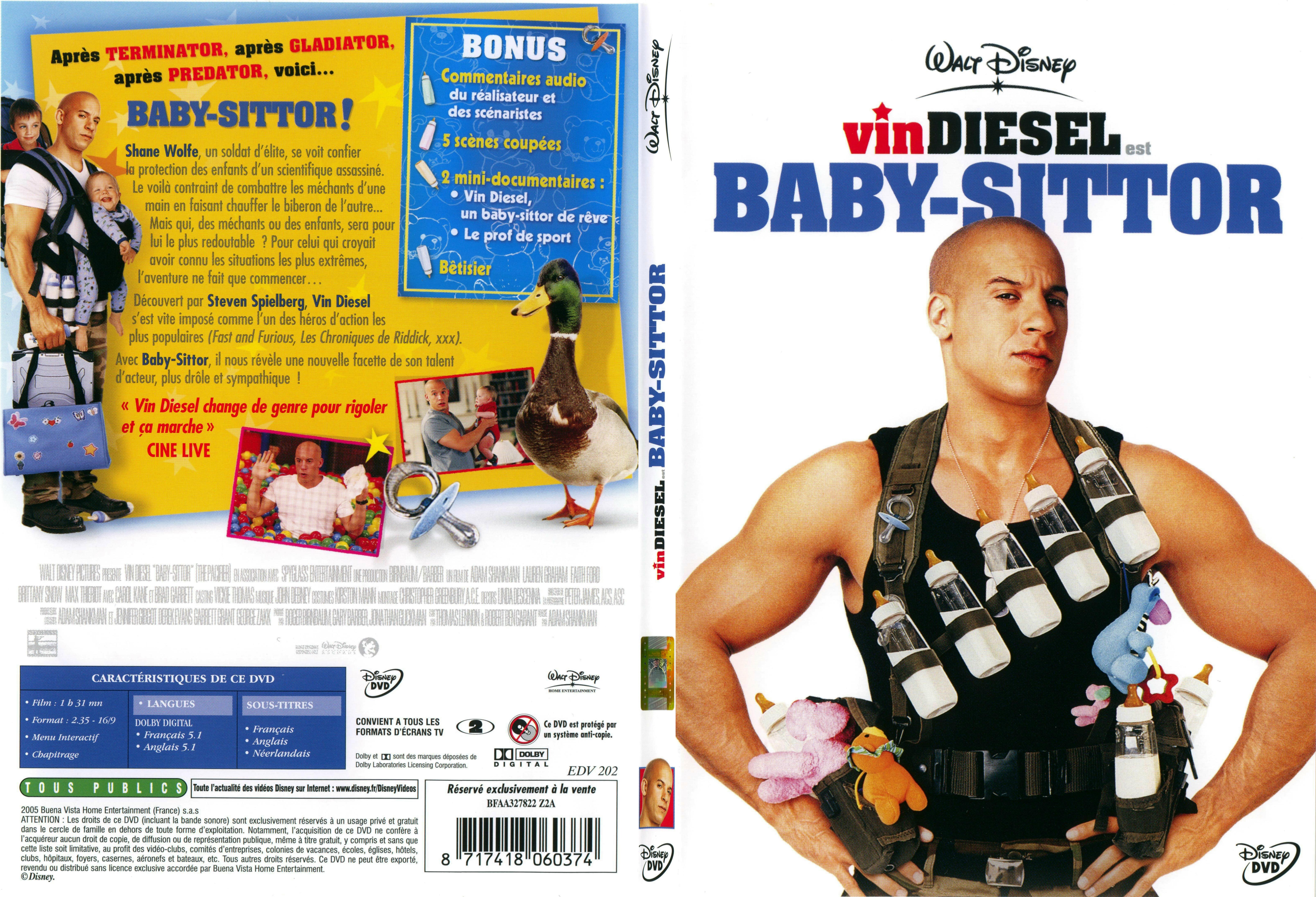 Jaquette DVD Baby-Sittor - SLIM