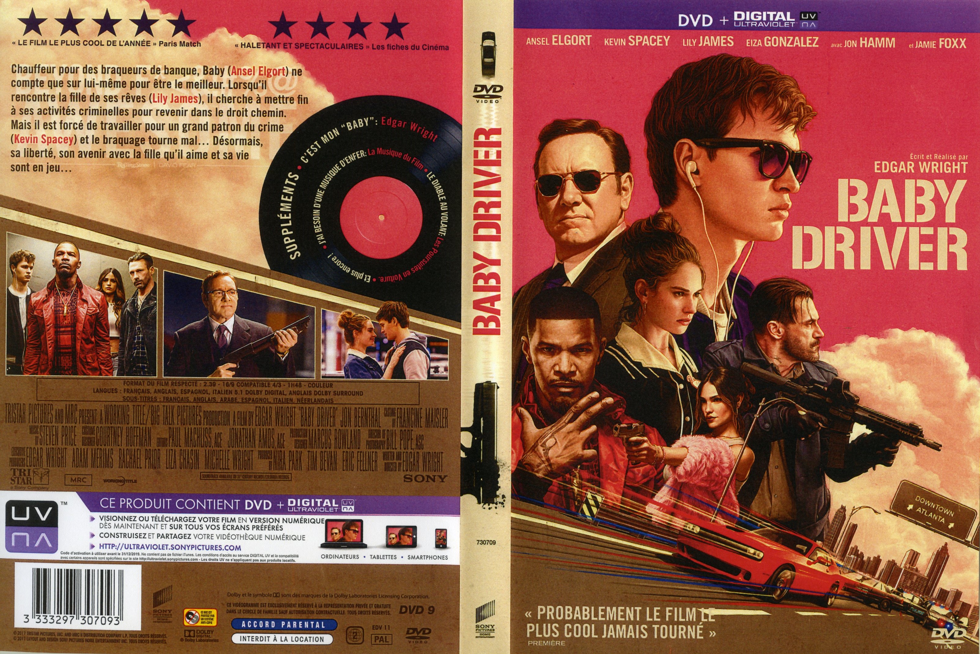 Jaquette DVD Baby driver