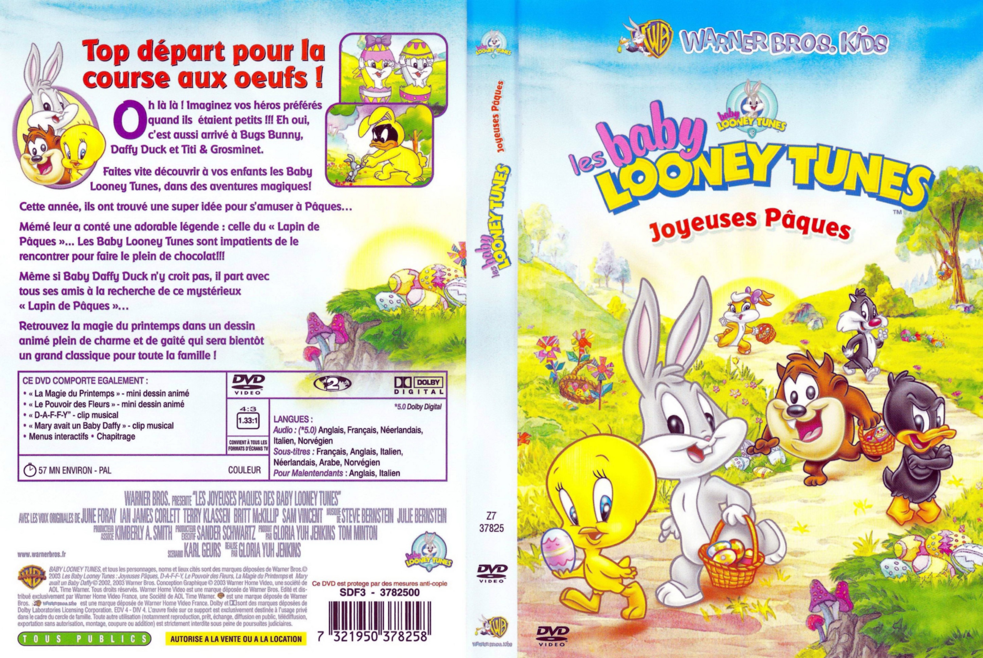 Jaquette DVD Baby looney tunes Joyeuses Paques