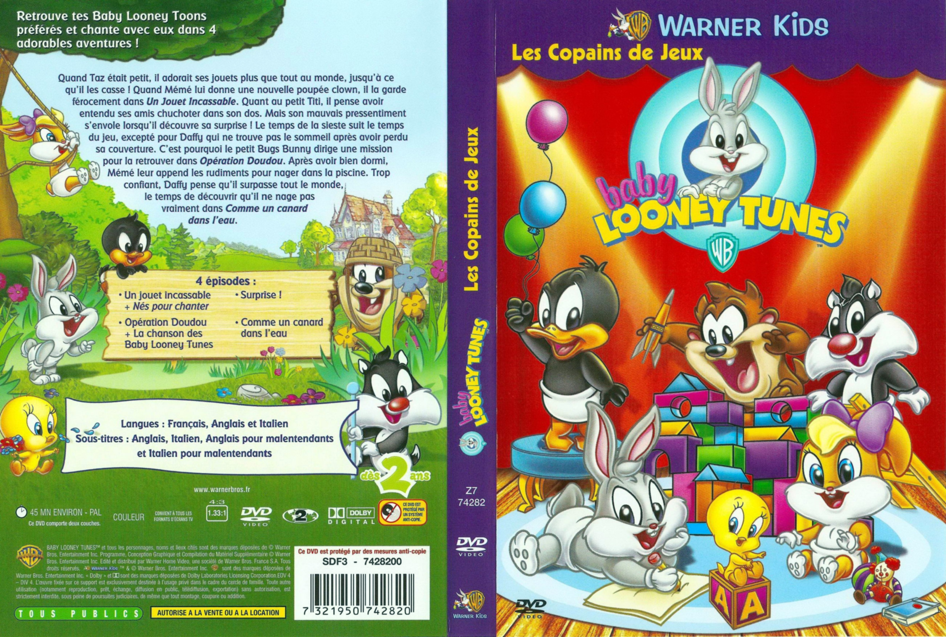 Jaquette DVD Baby looney tunes Les copains de jeux