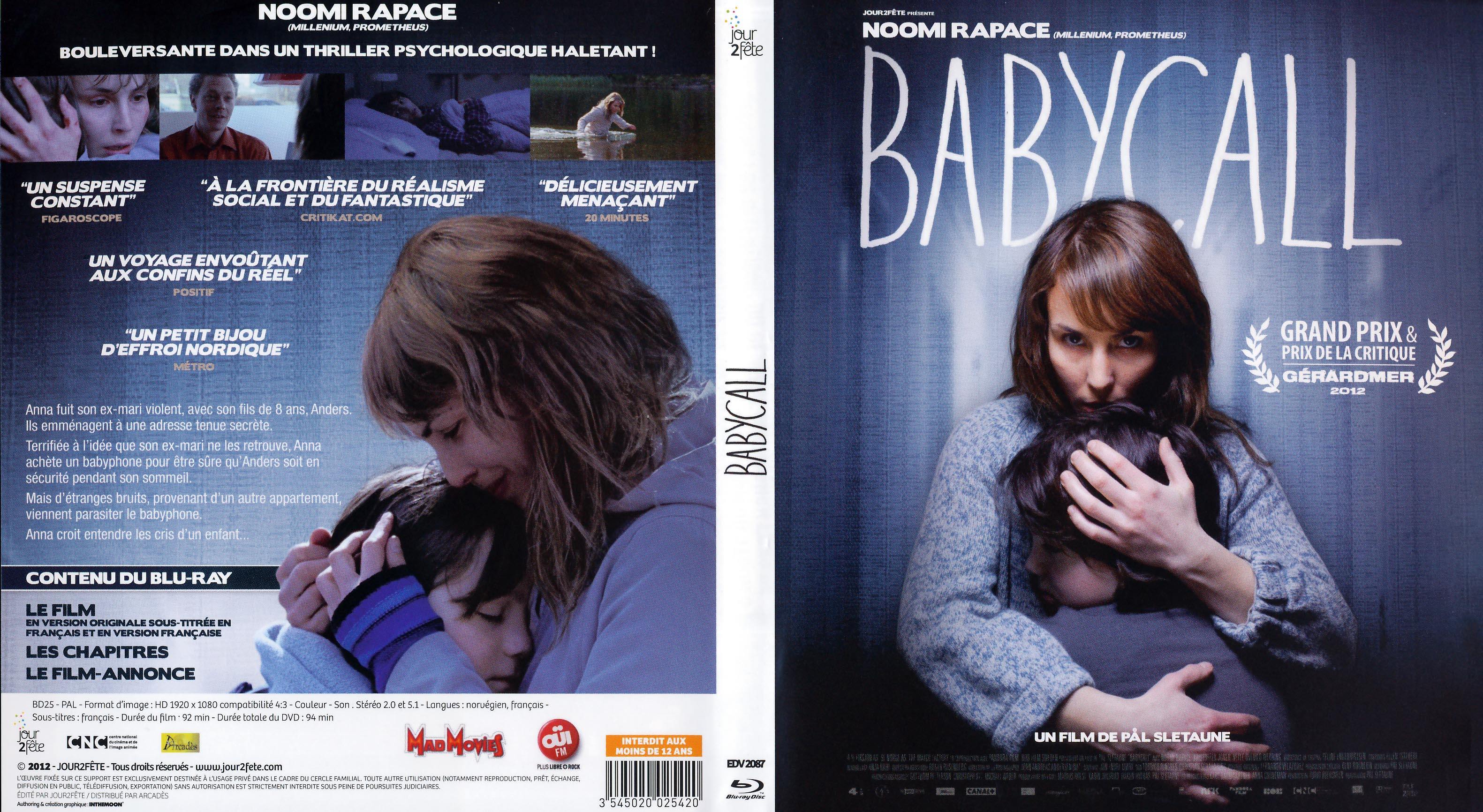 Jaquette DVD Babycall (BLU-RAY)