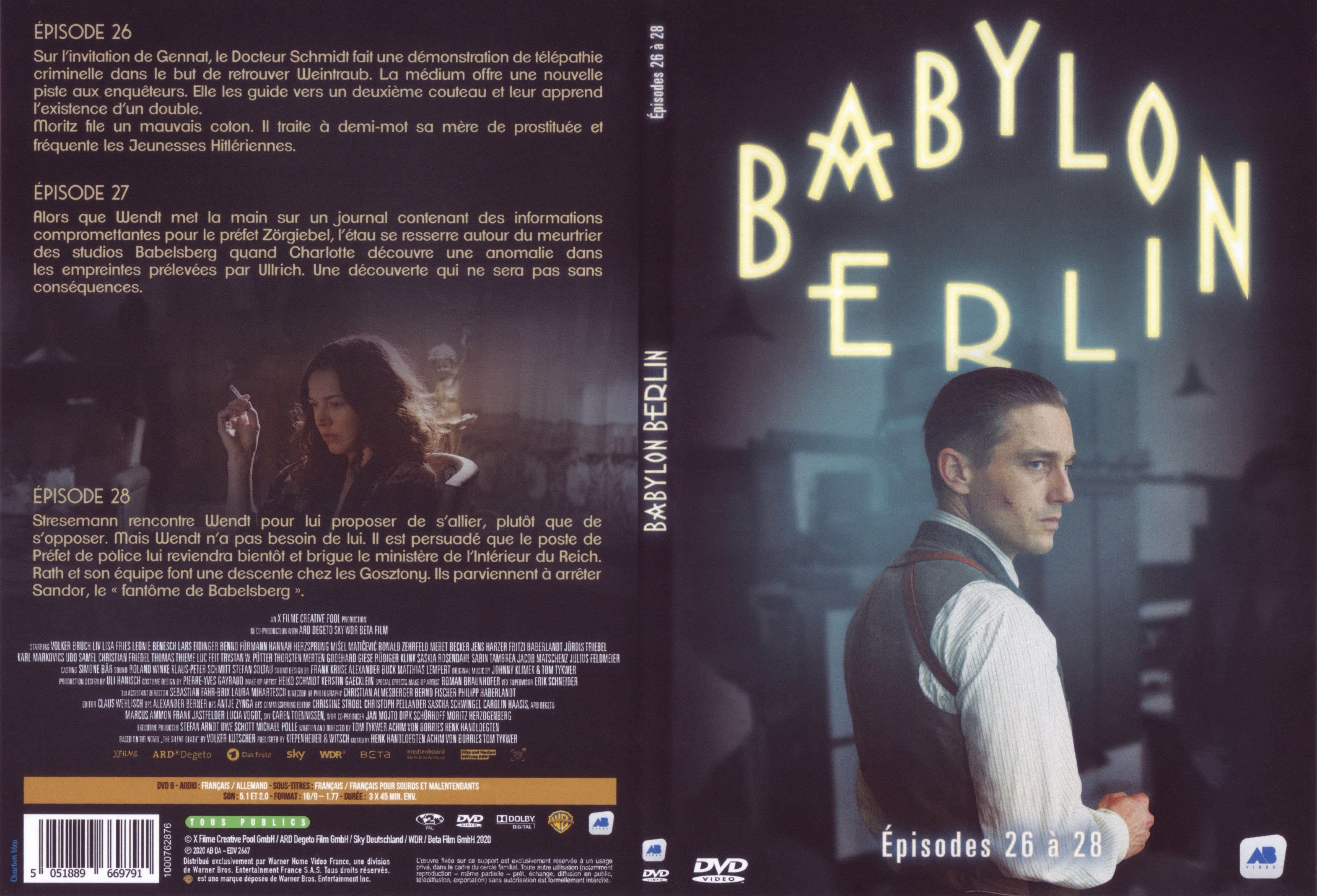 Jaquette DVD Babylon Berin Saison 3 Ep 26-28