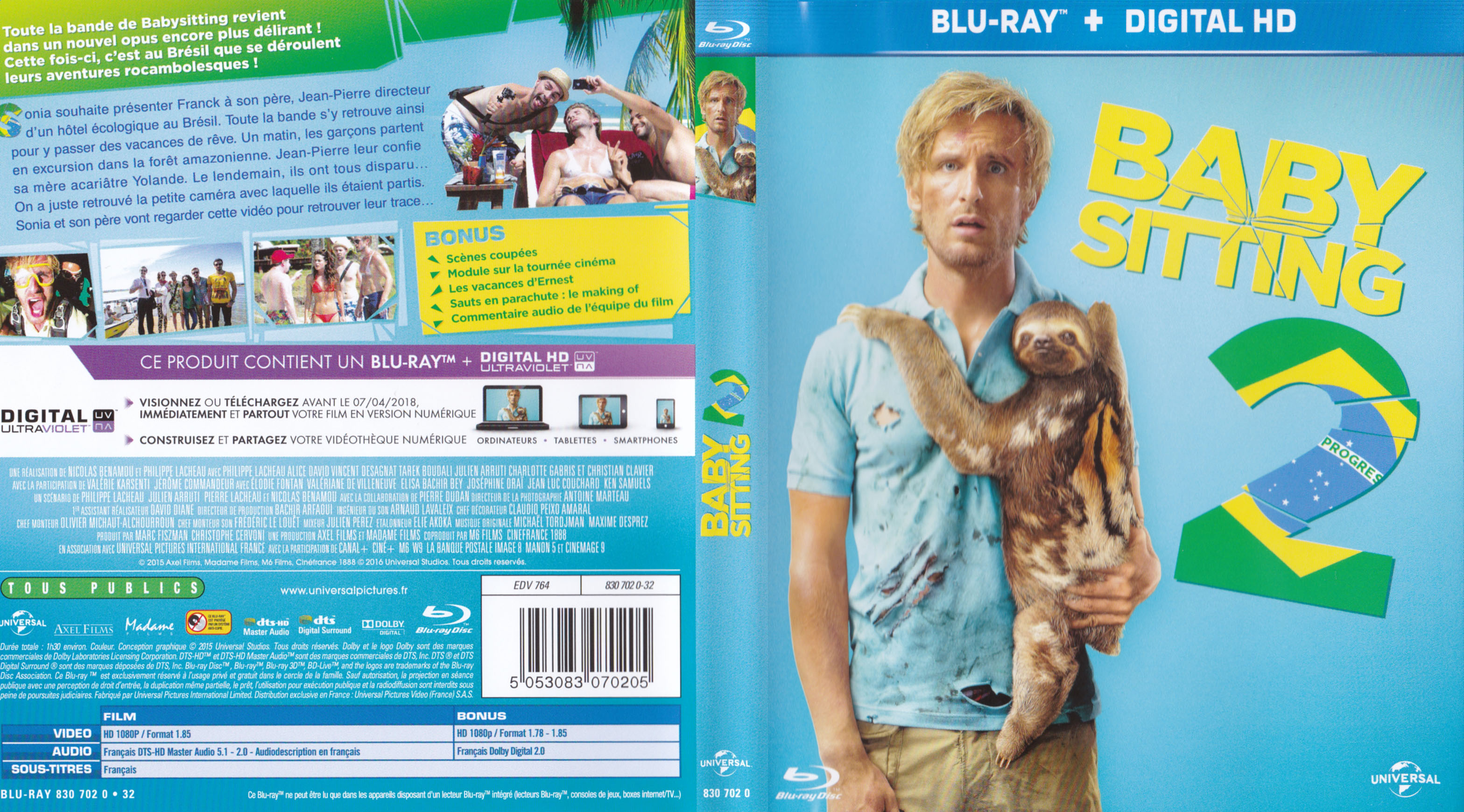 Jaquette DVD Babysitting 2 (BLU-RAY)