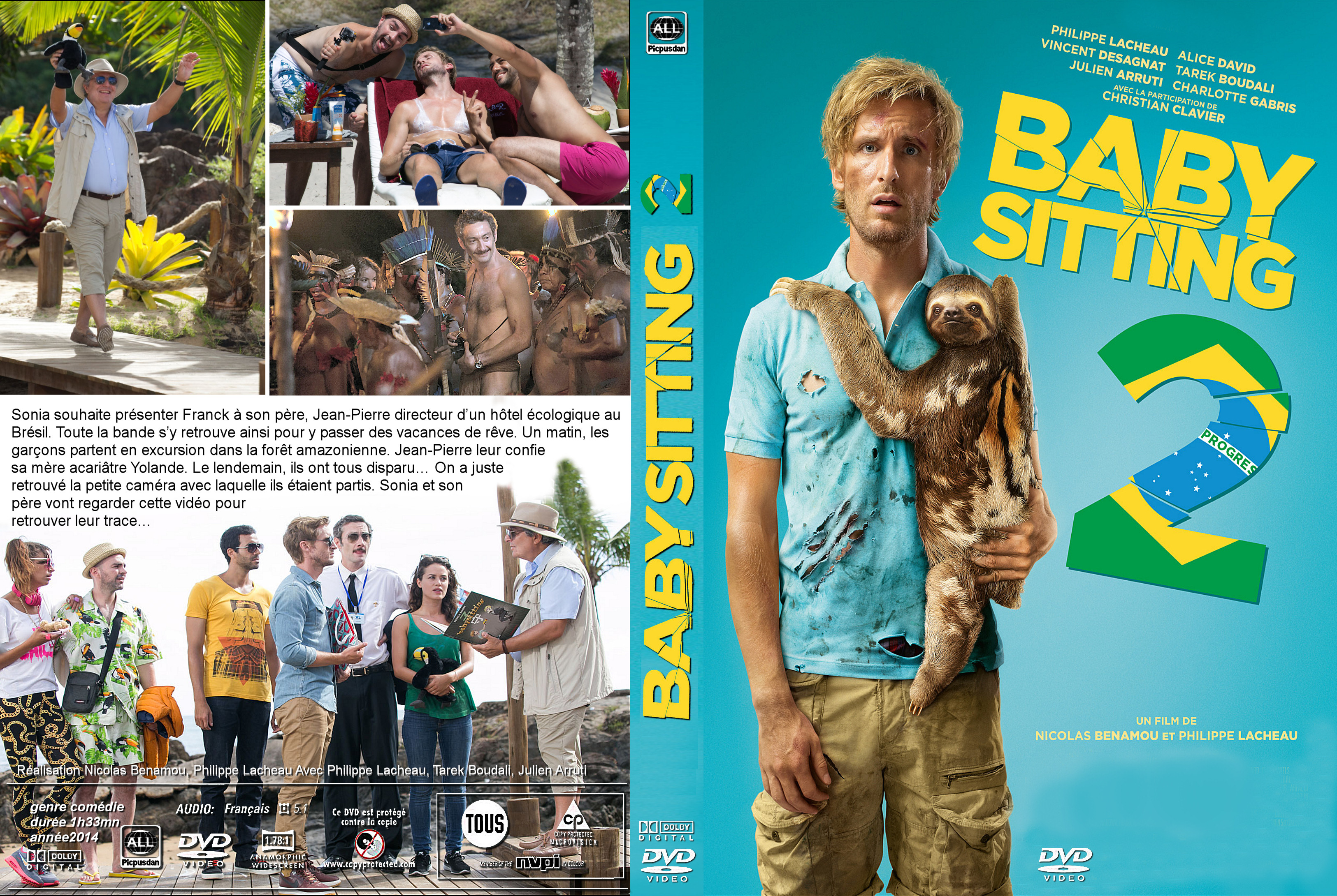 Jaquette DVD Babysitting 2 custom