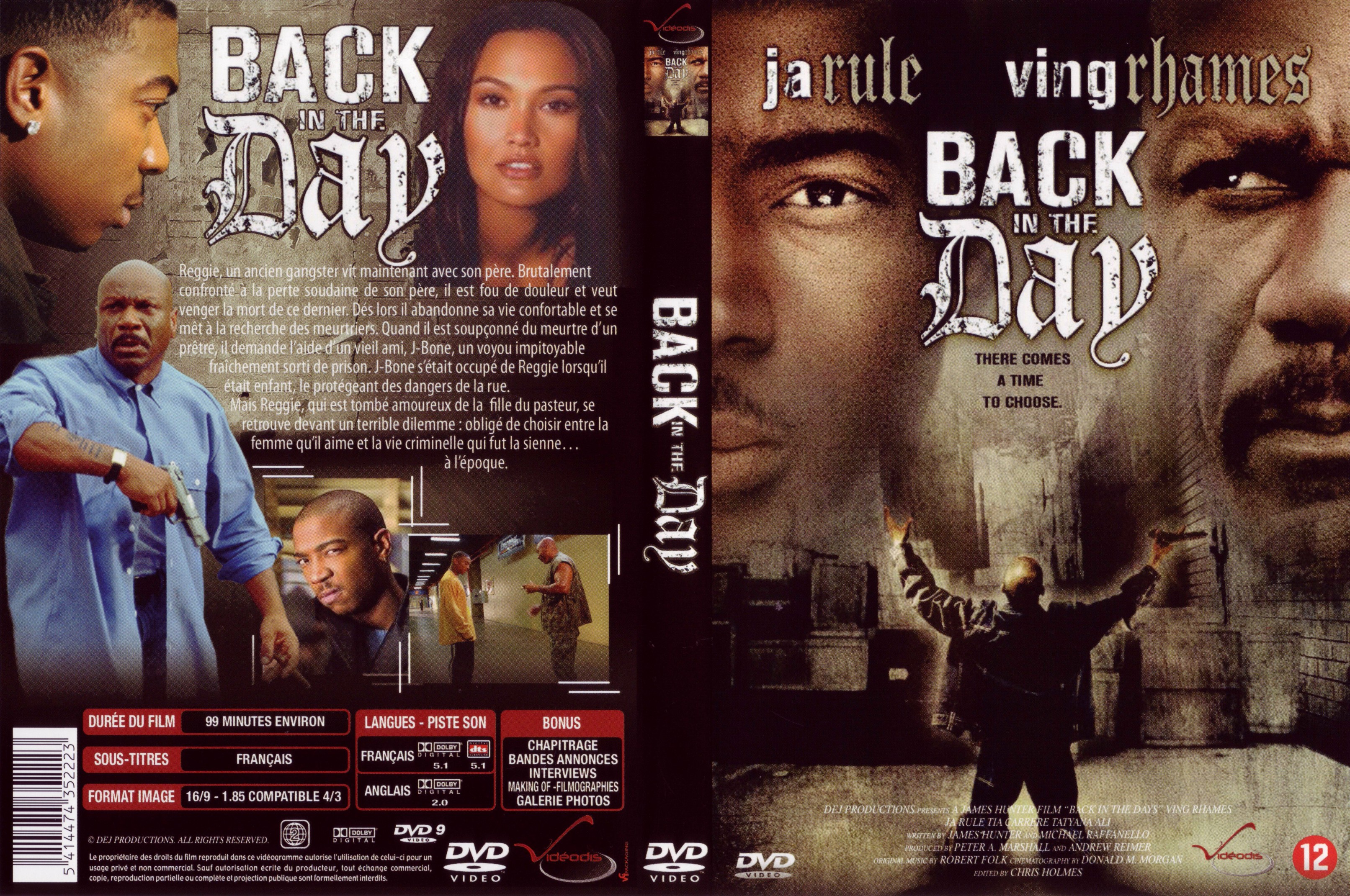 Jaquette DVD Back in the day v2