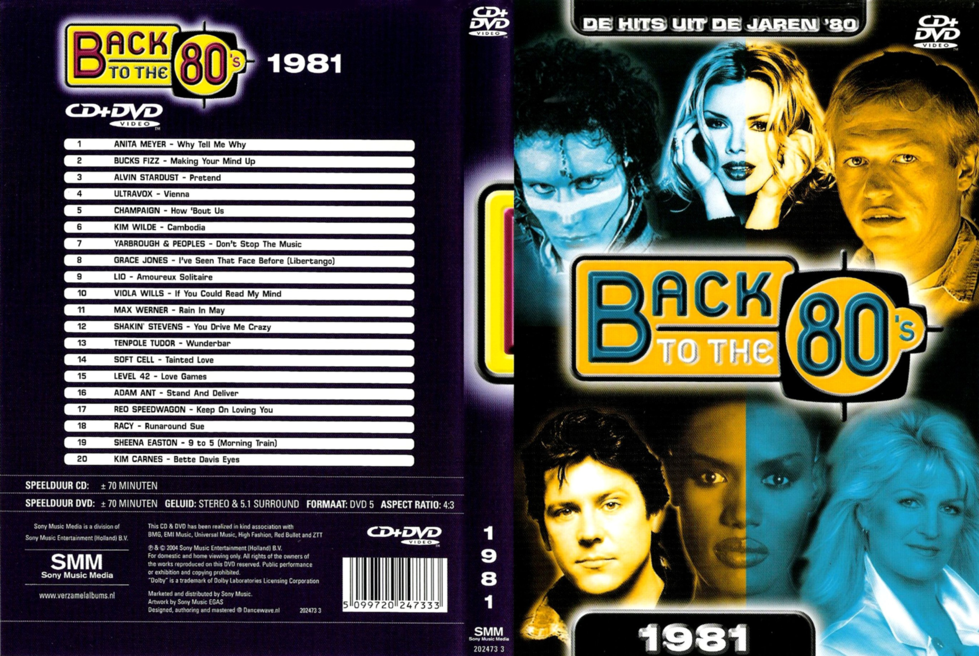 Jaquette DVD Back to the 80