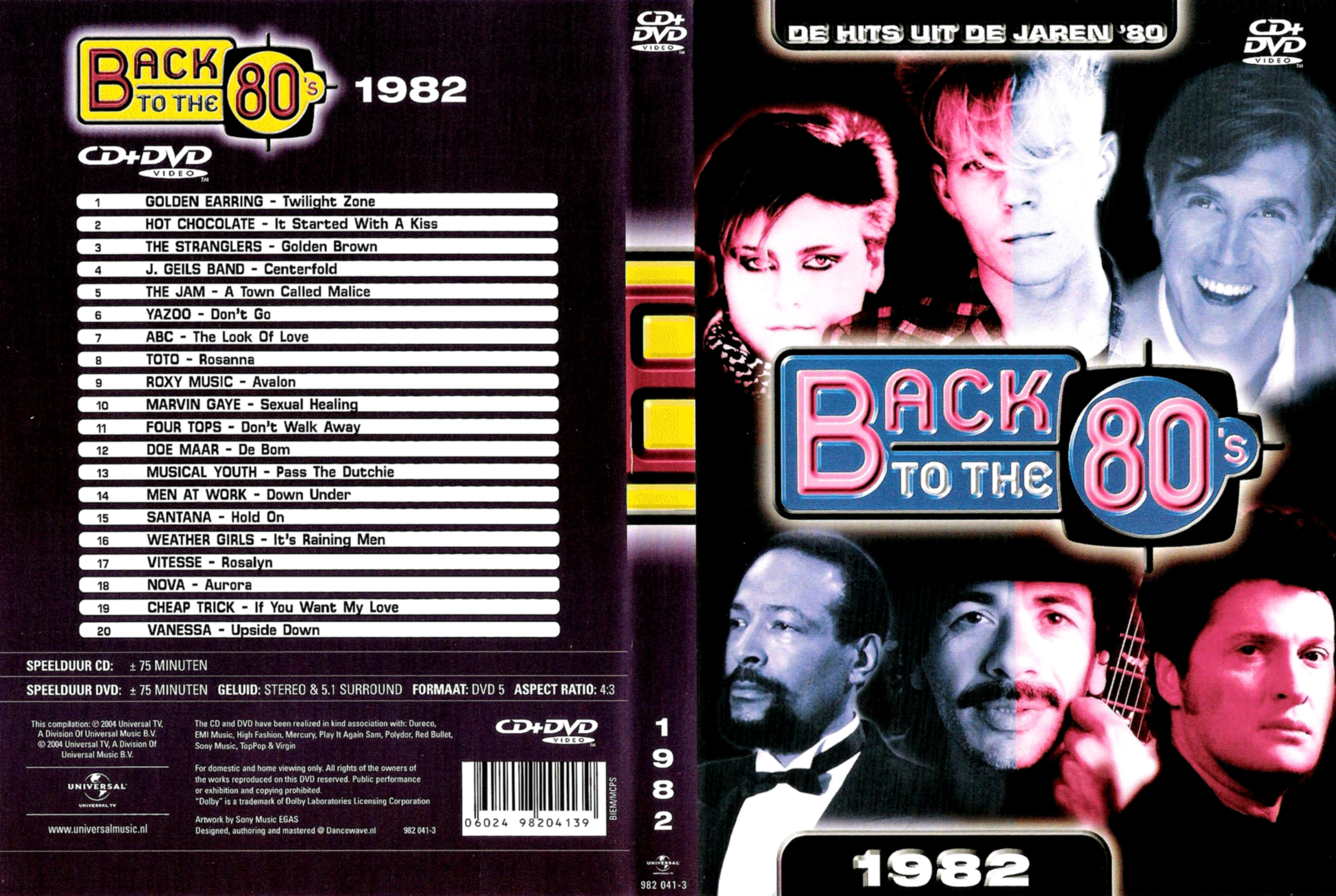 Jaquette DVD Back to the 80