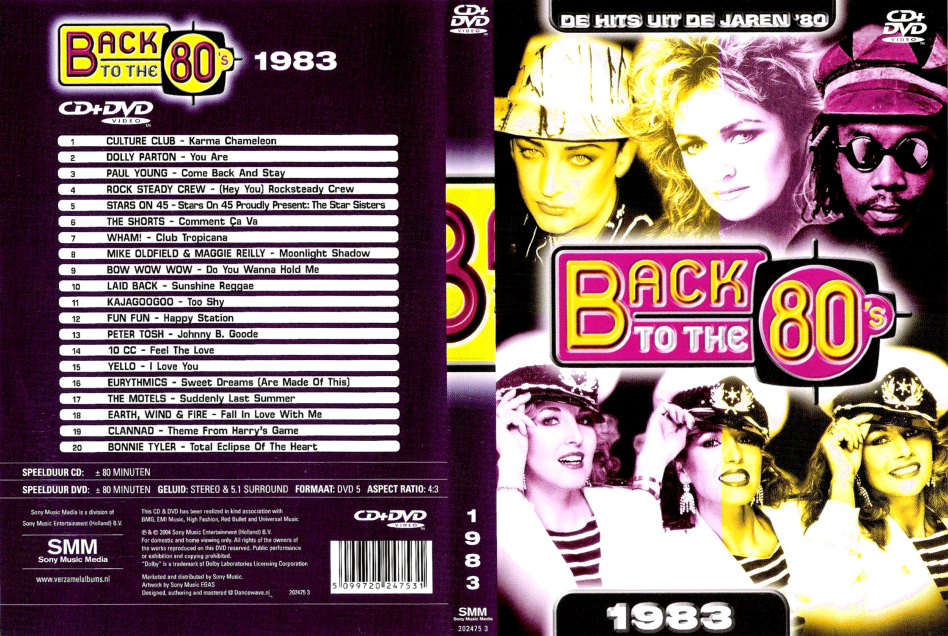 Jaquette DVD Back to the 80