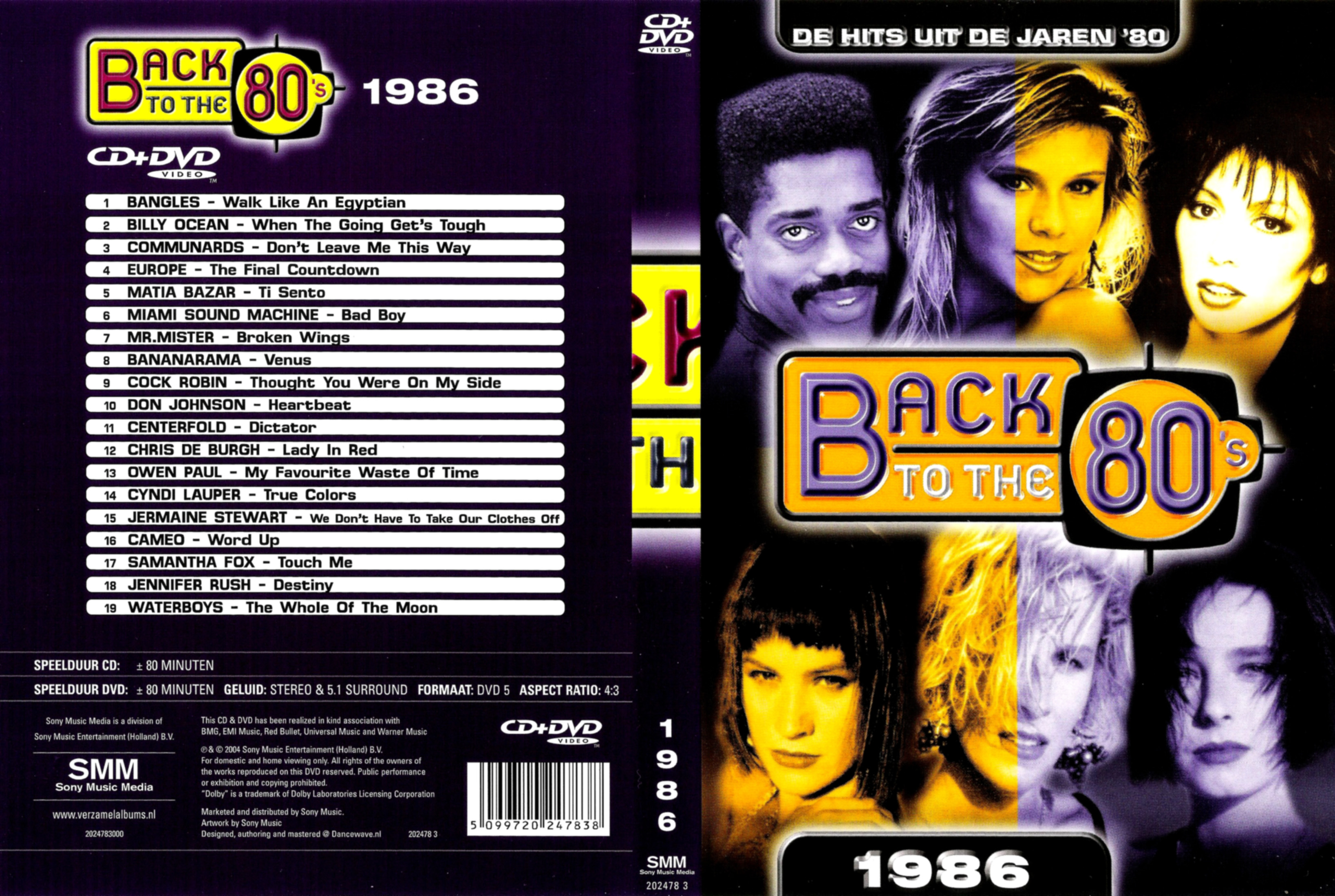 Jaquette DVD Back to the 80