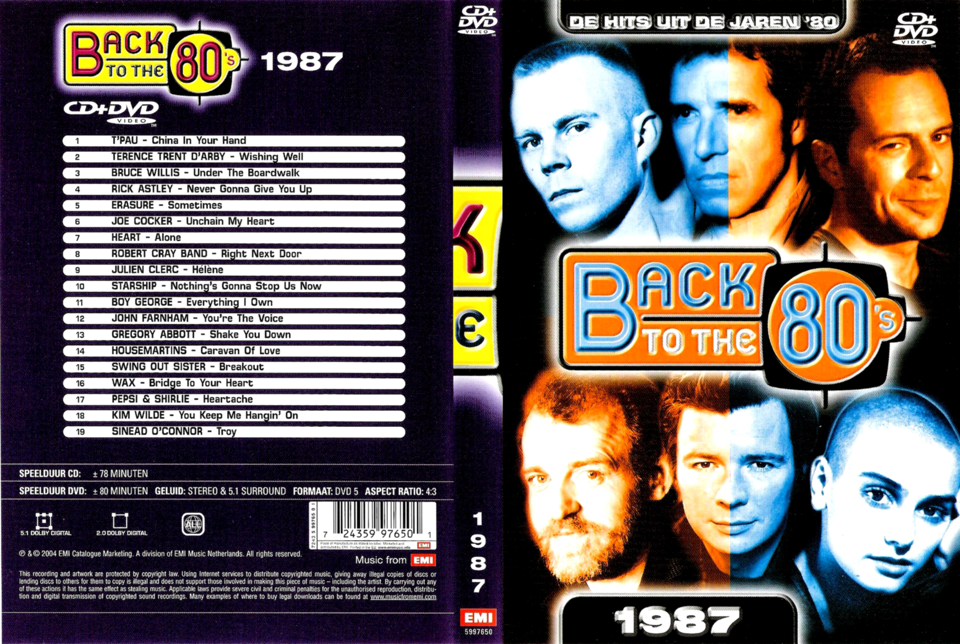 Jaquette DVD Back to the 80