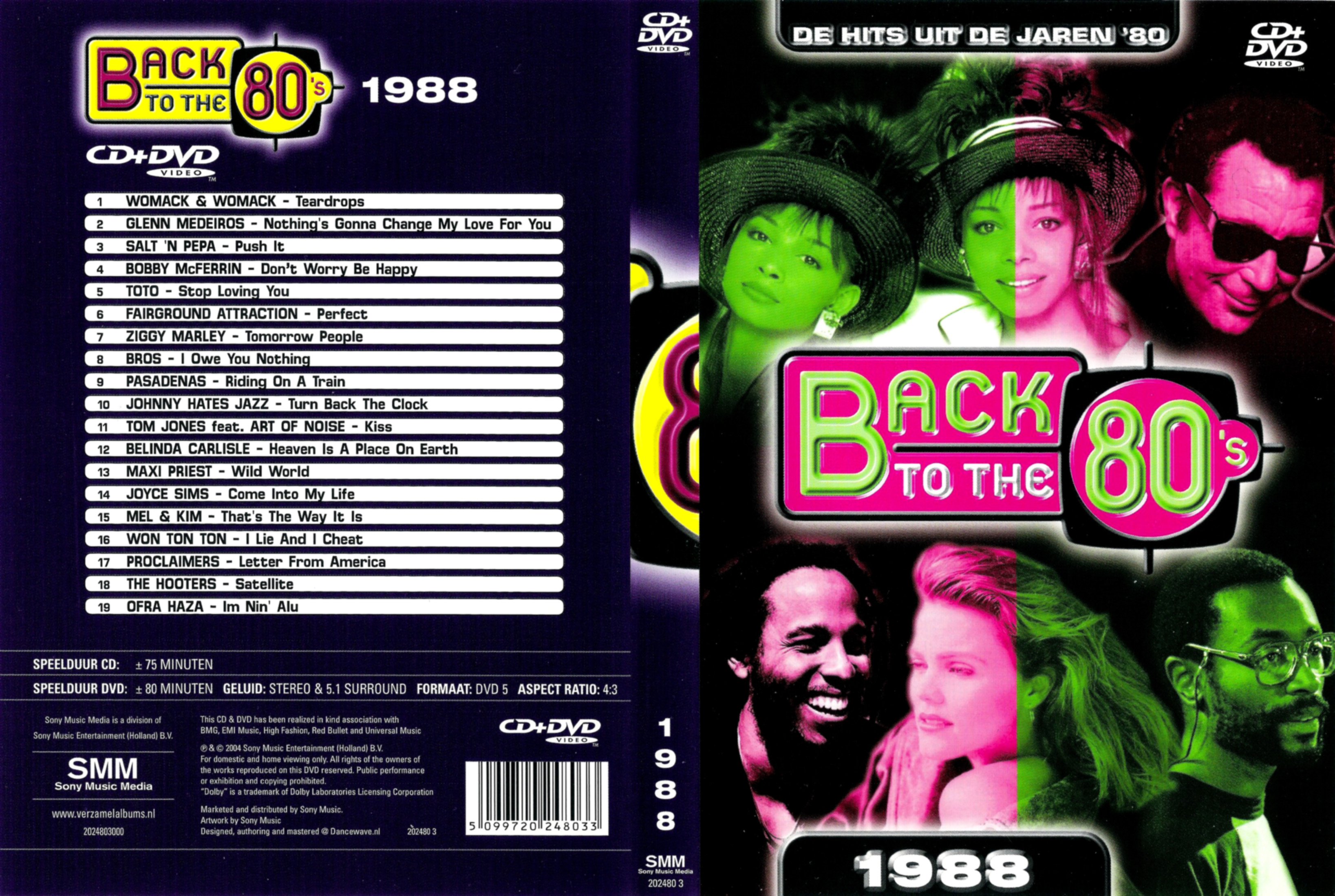Jaquette DVD Back to the 80