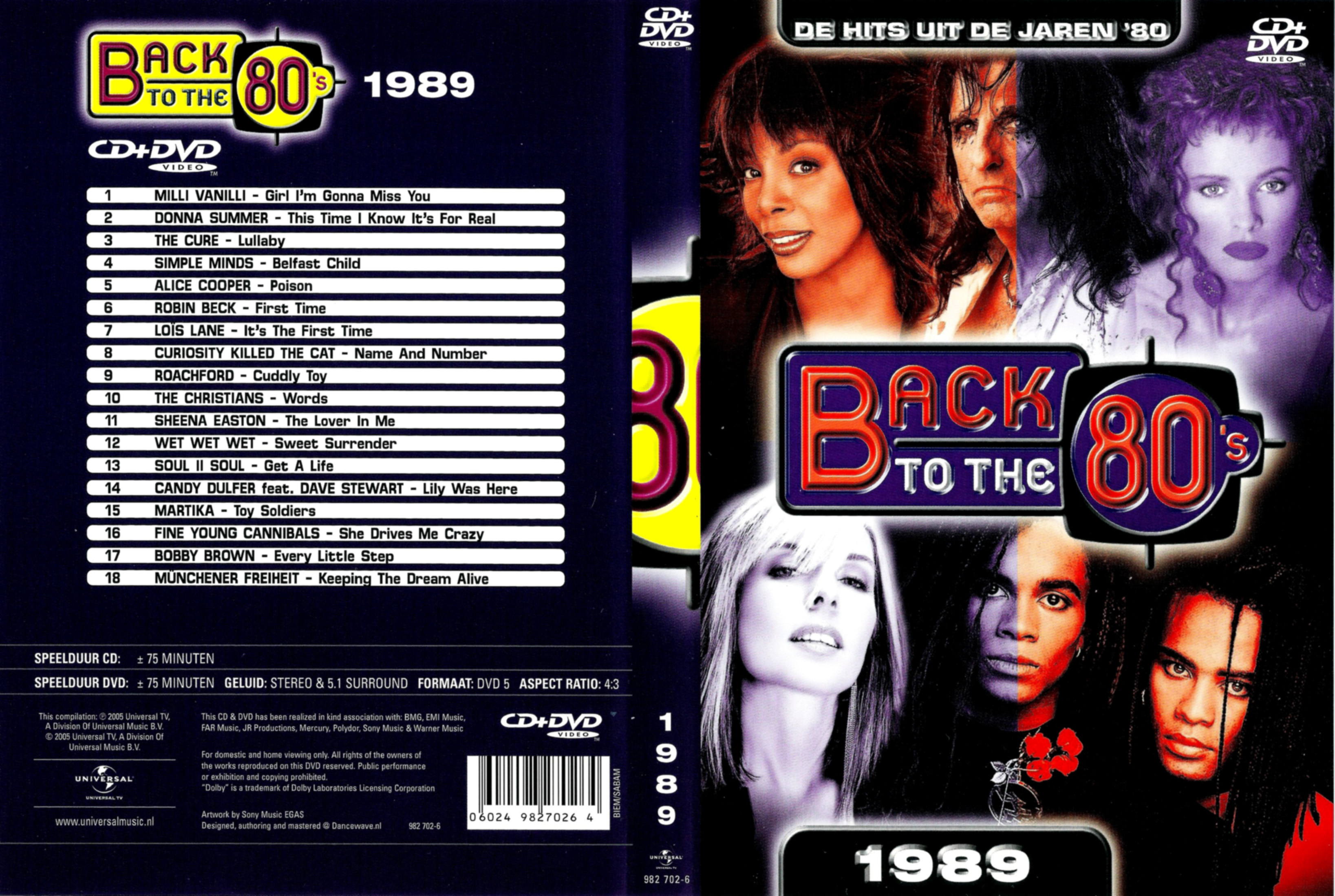 Jaquette DVD Back to the 80