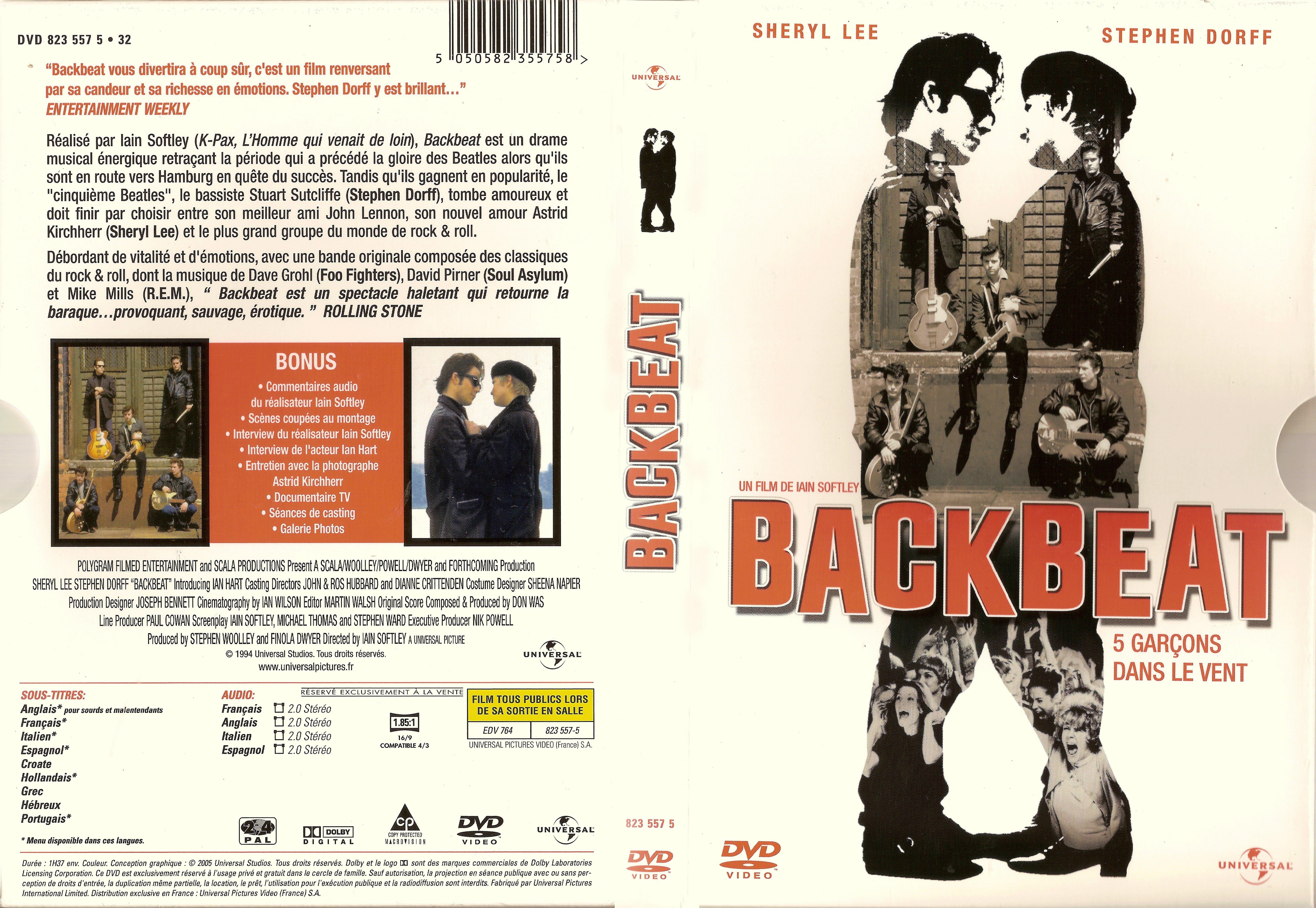 Jaquette DVD Backbeat