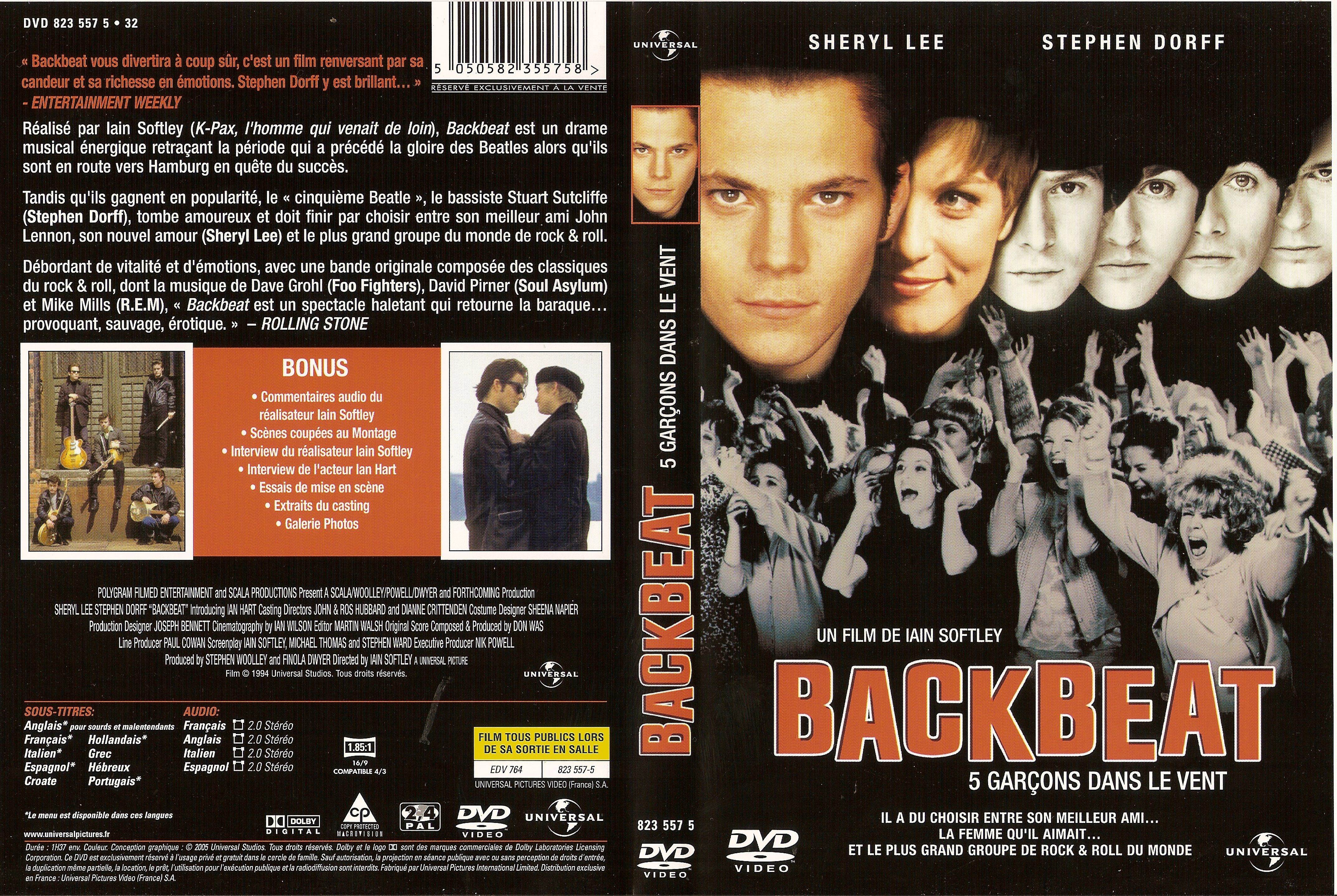 Jaquette DVD Backbeat v2