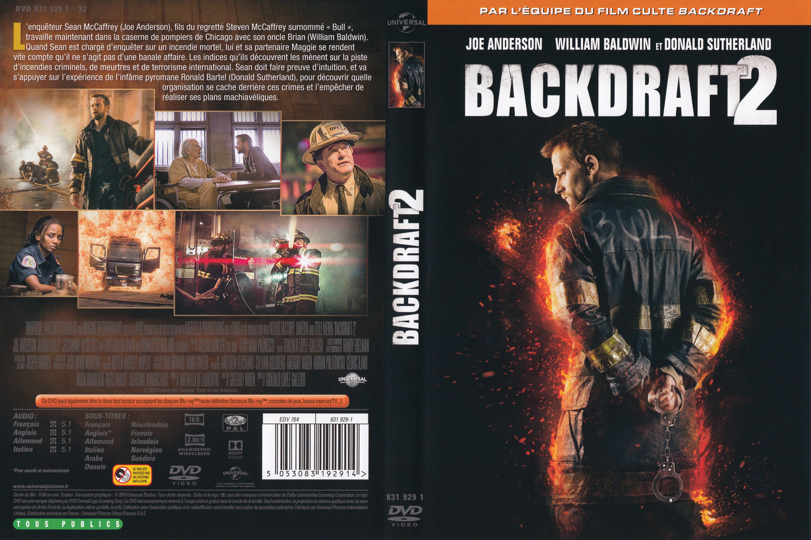 Jaquette DVD Backdraft 2