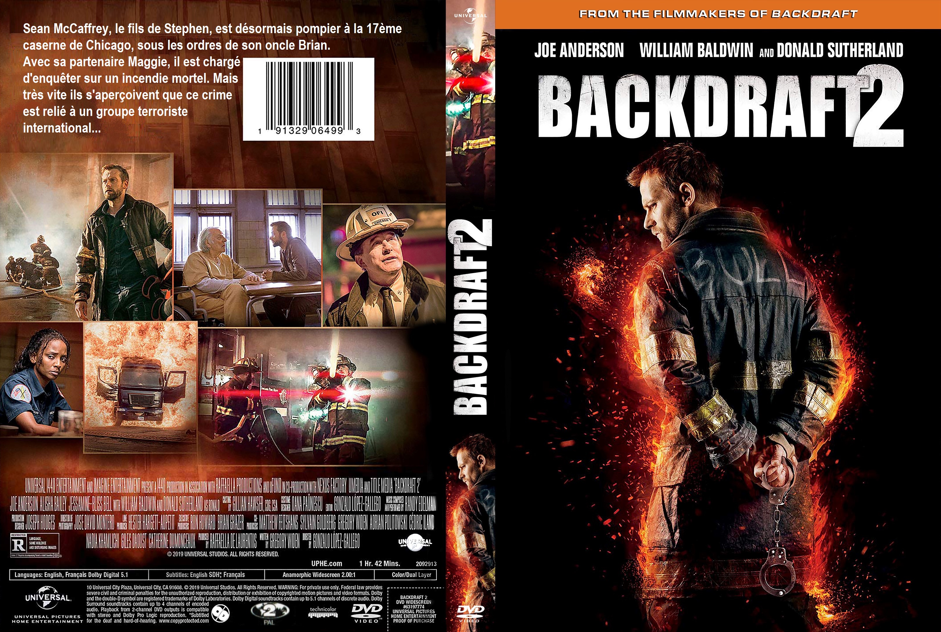 Jaquette DVD Backdraft 2 custom