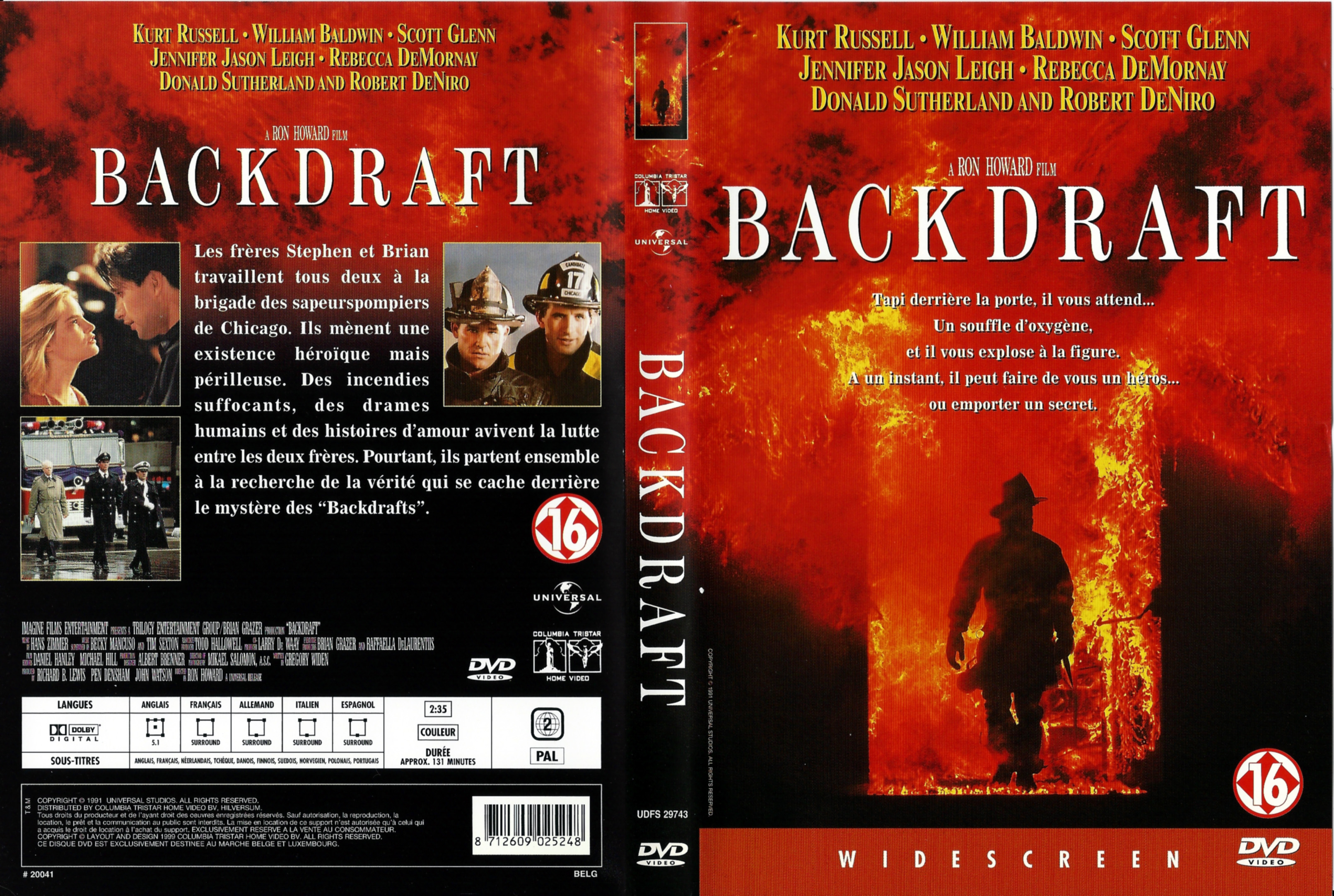Jaquette DVD Backdraft v3
