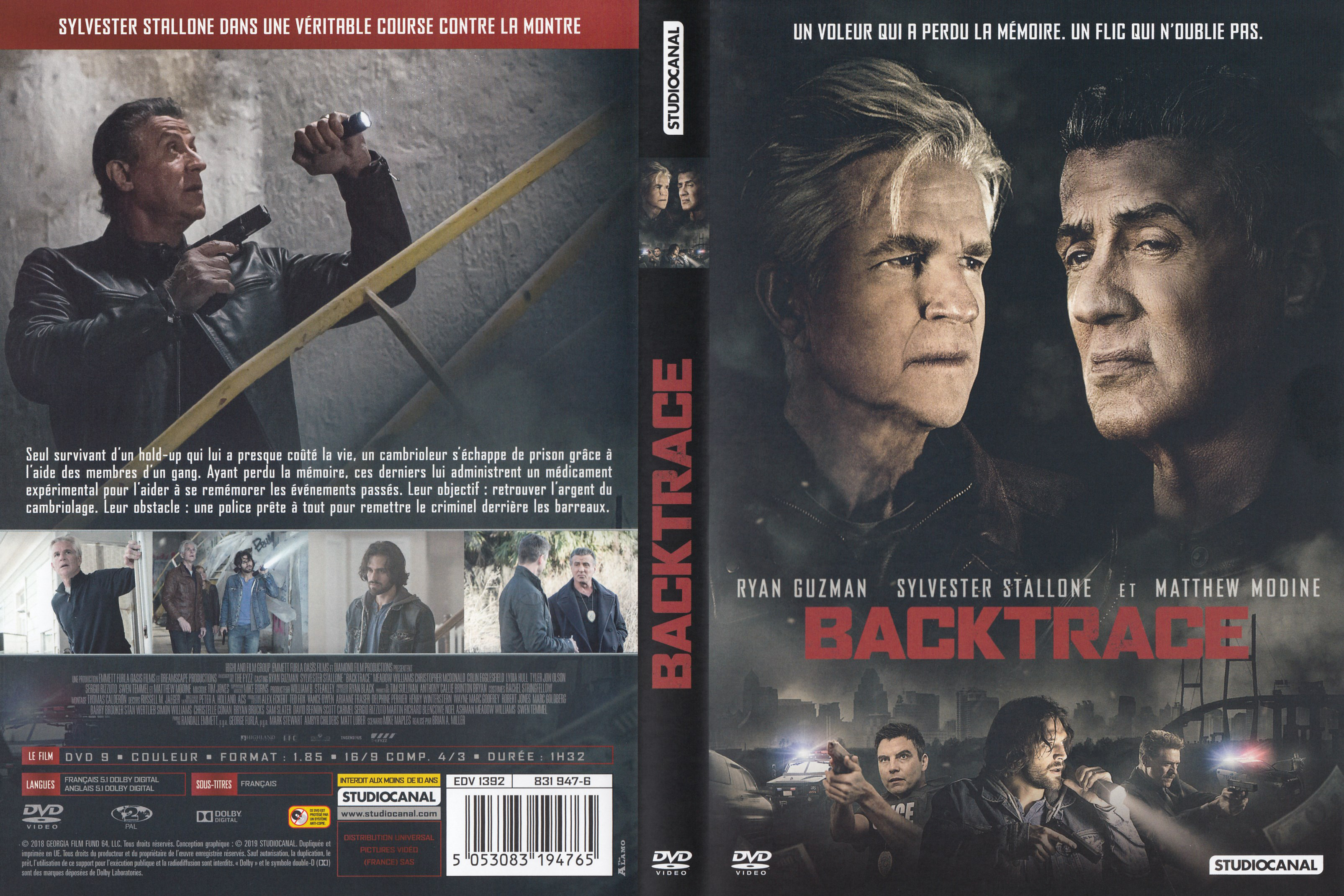 Jaquette DVD Backtrace