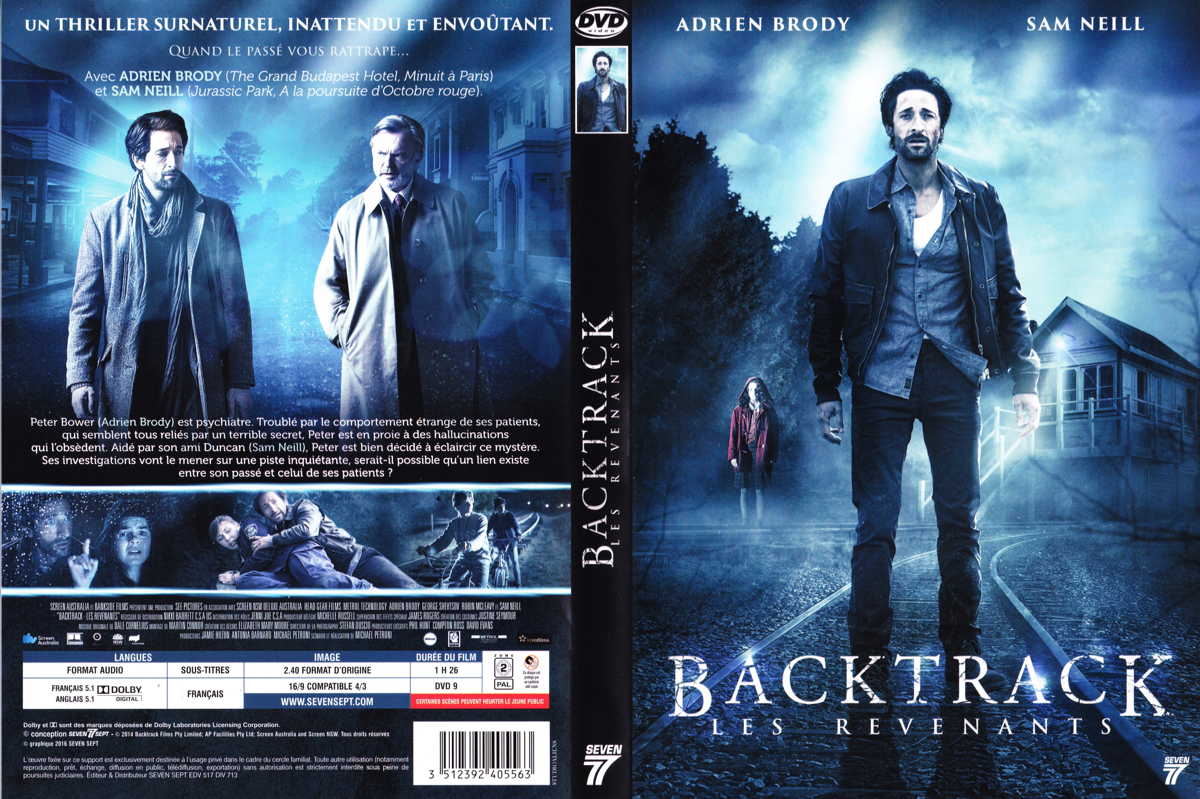 Jaquette DVD Backtrack - Les revenants