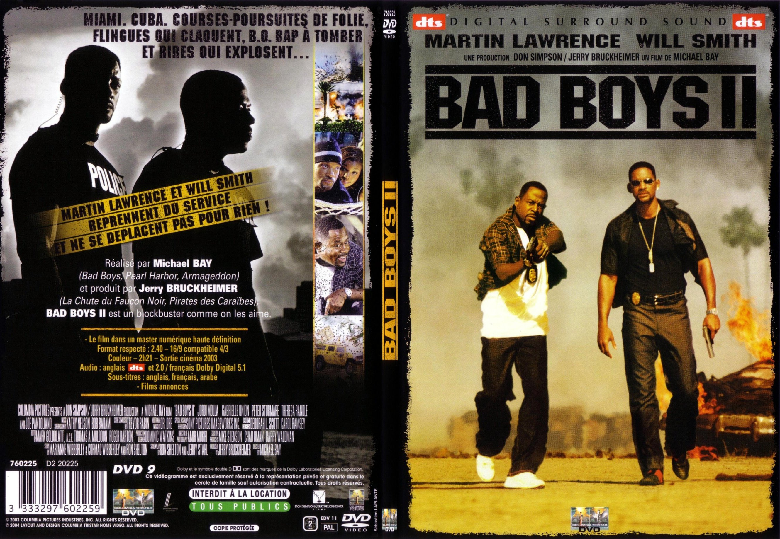 Jaquette DVD Bad Boys 2 - SLIM