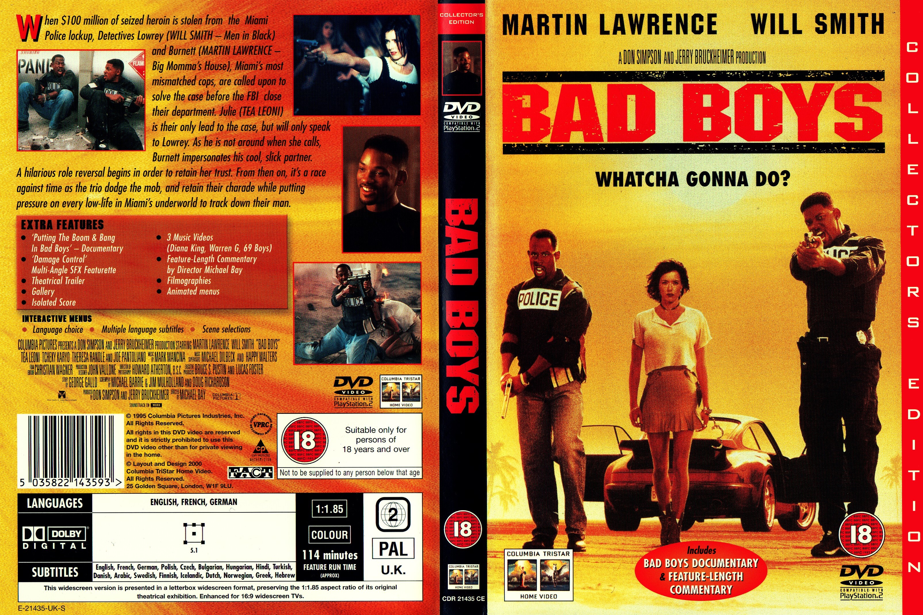 Jaquette DVD Bad Boys Zone 1