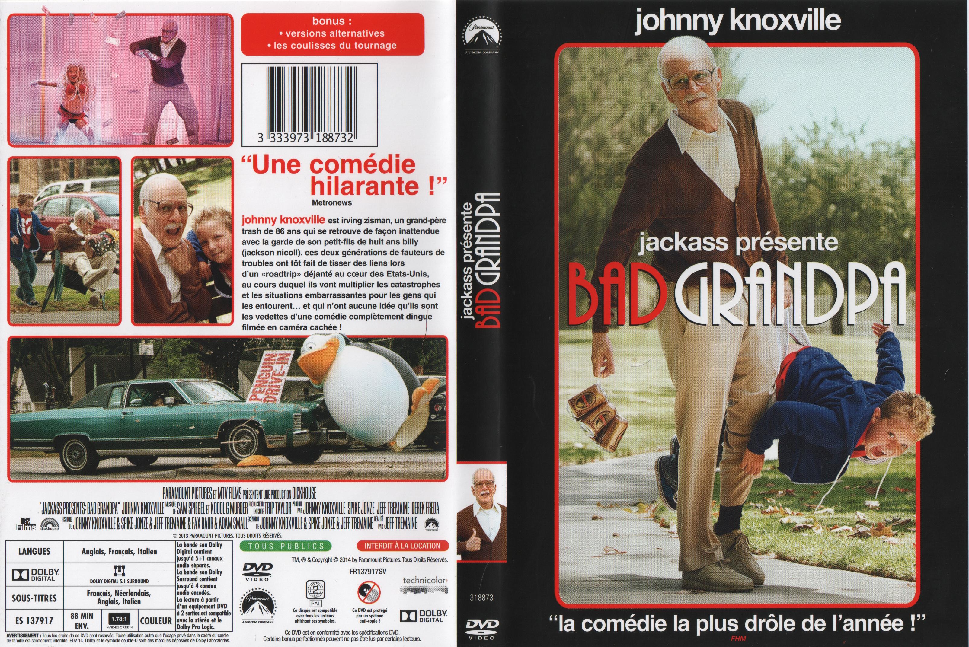 Jaquette DVD Bad Grandpa