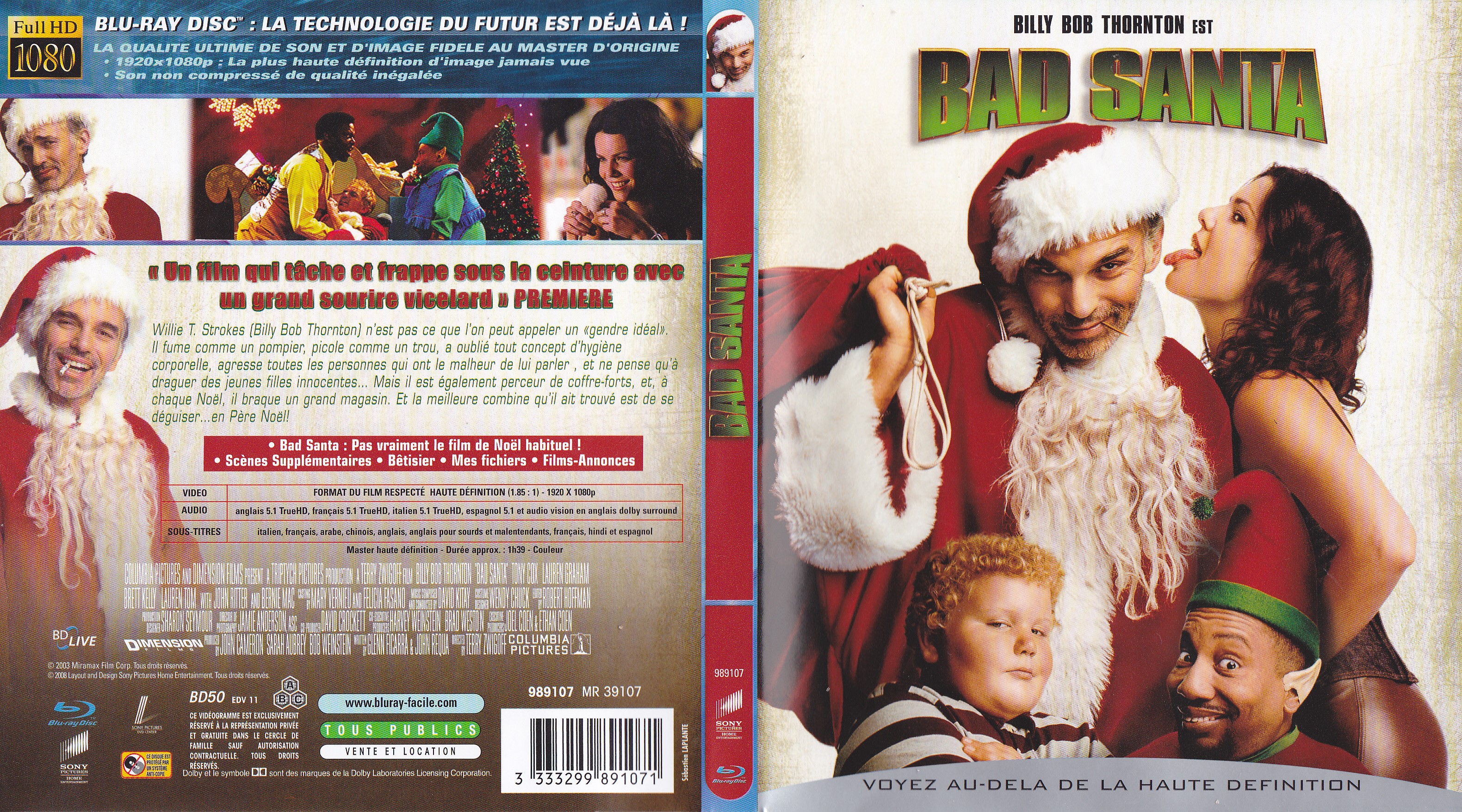 Jaquette DVD Bad Santa (BLU-RAY)