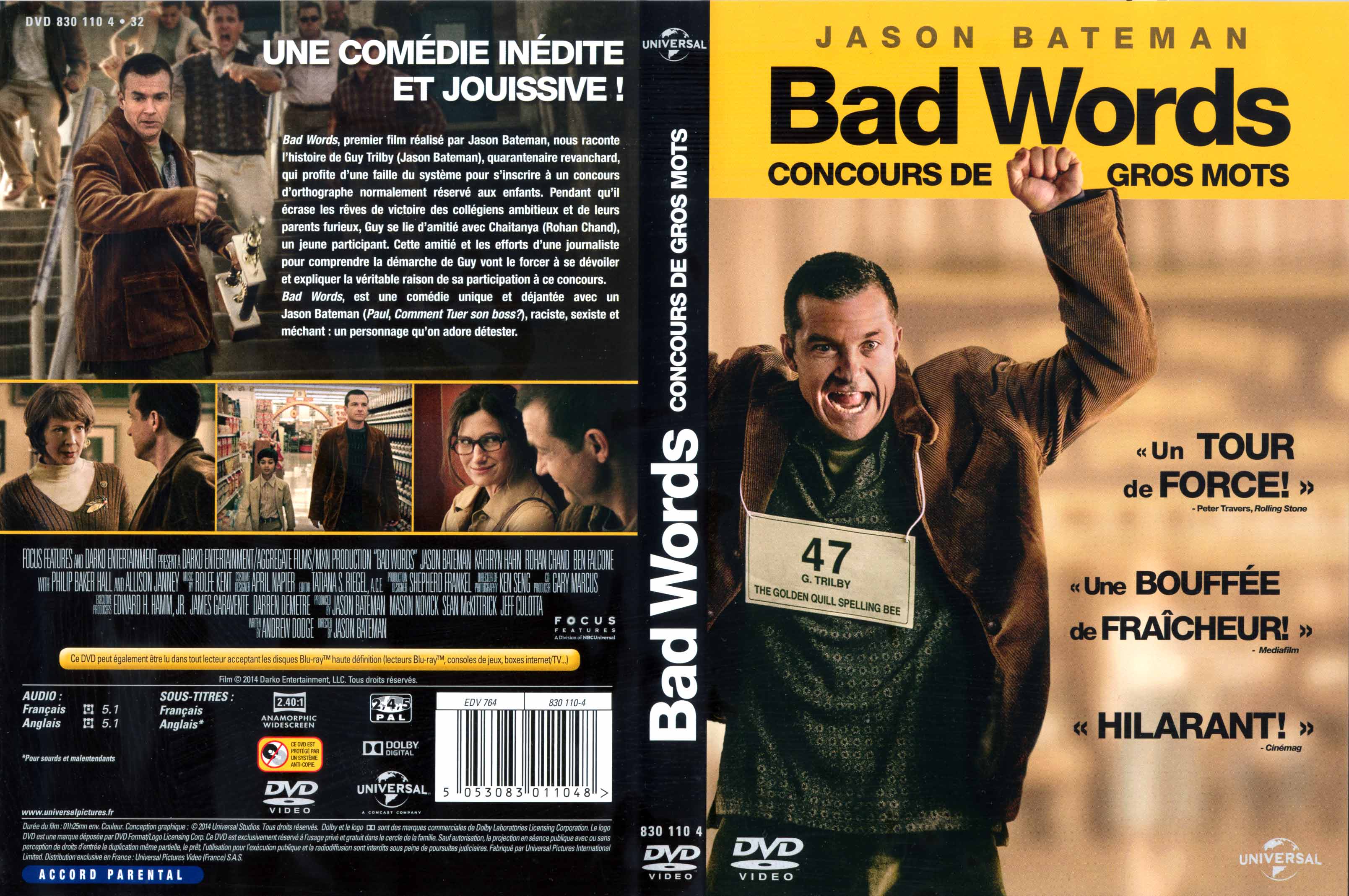 Jaquette DVD Bad Words