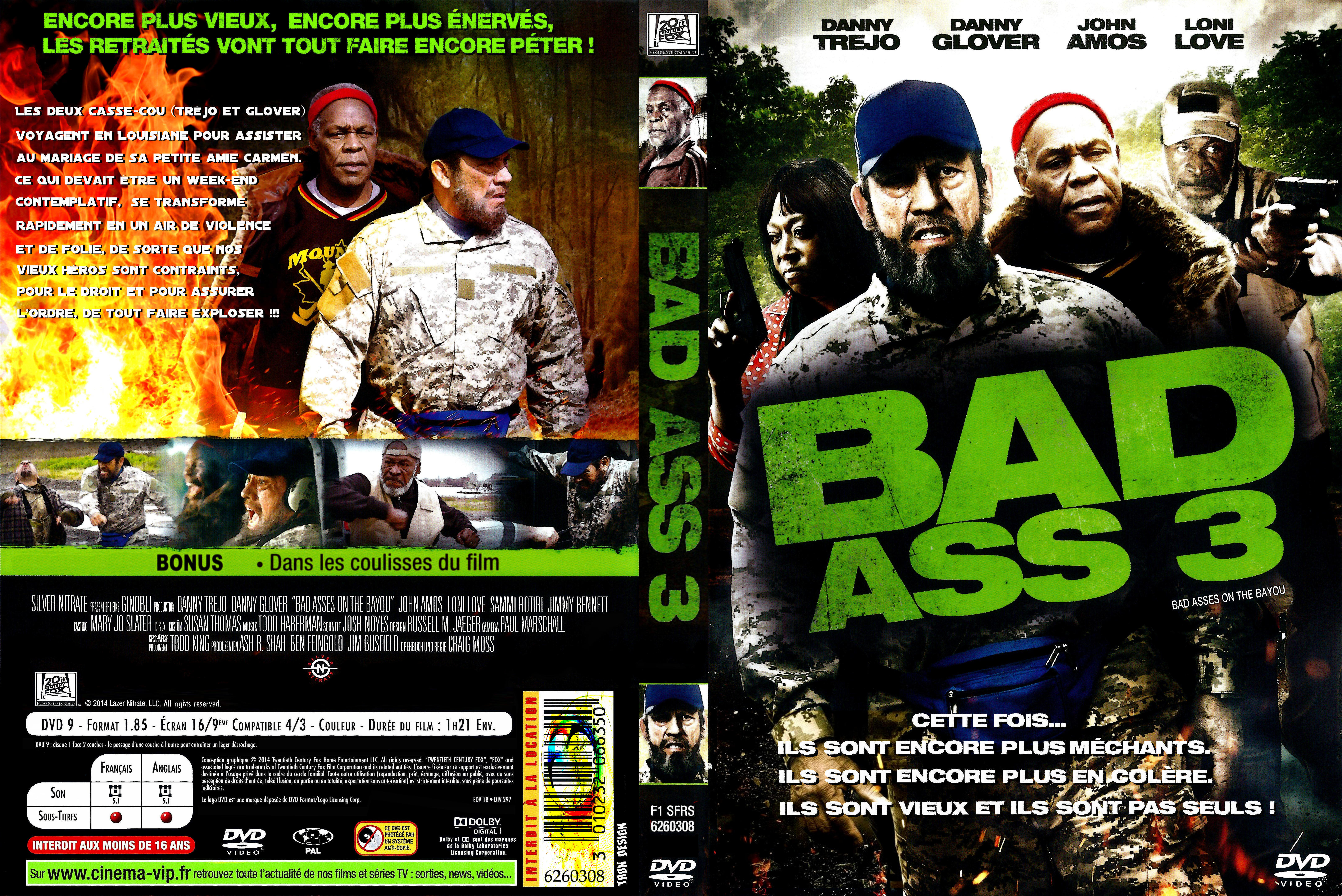 Jaquette DVD Bad ass 3 custom