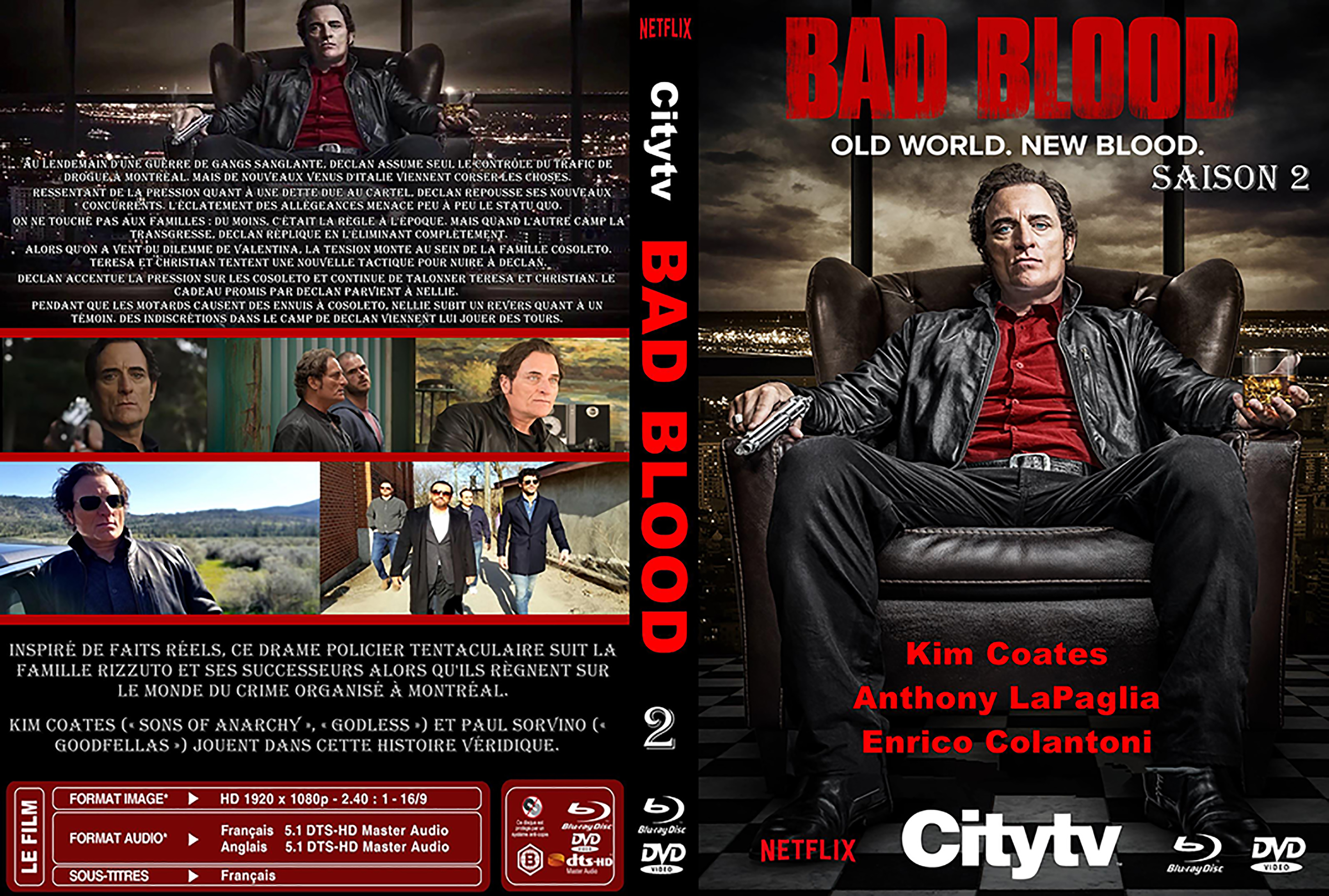 Jaquette DVD Bad blood saison 2 custom
