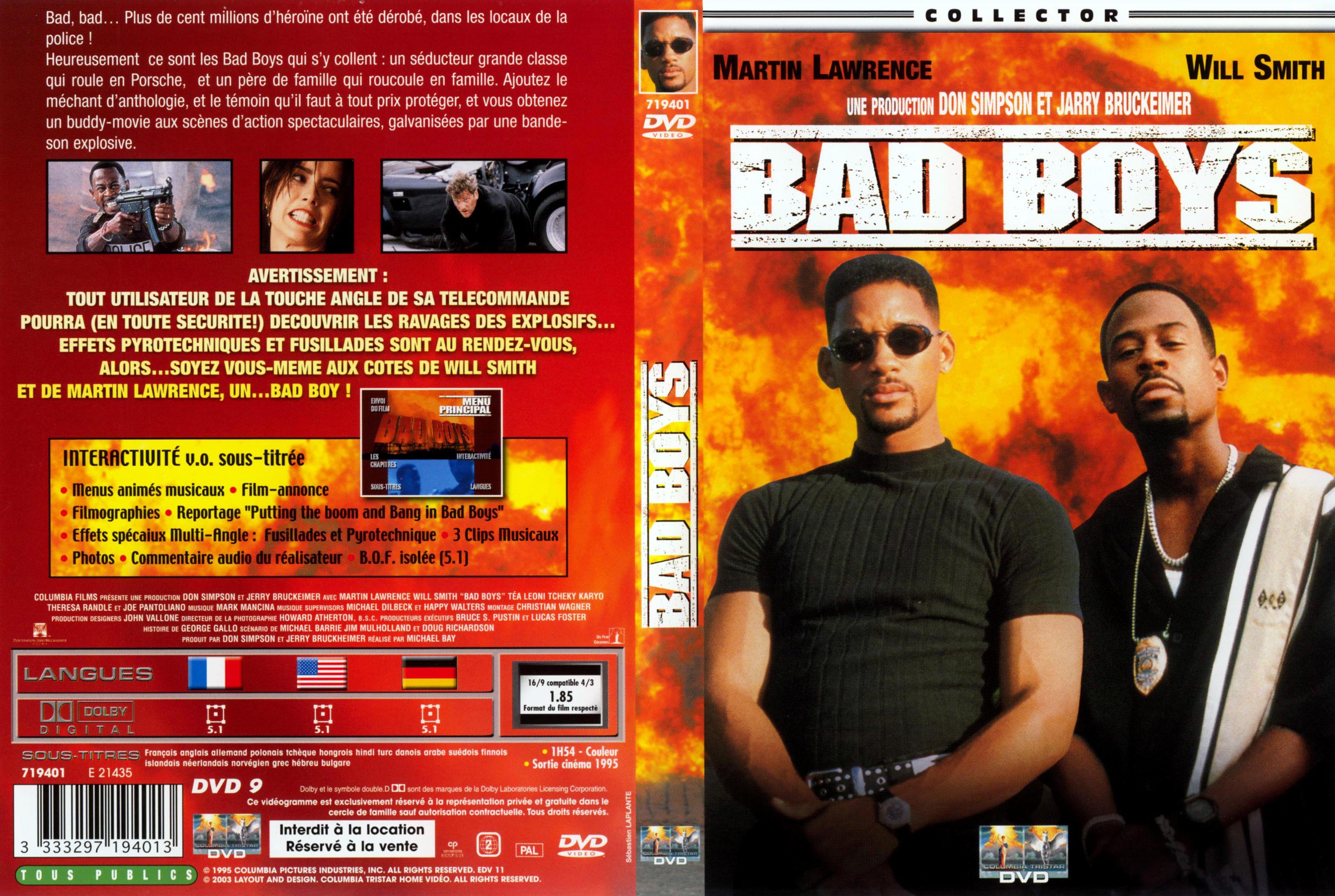 Jaquette DVD Bad boys