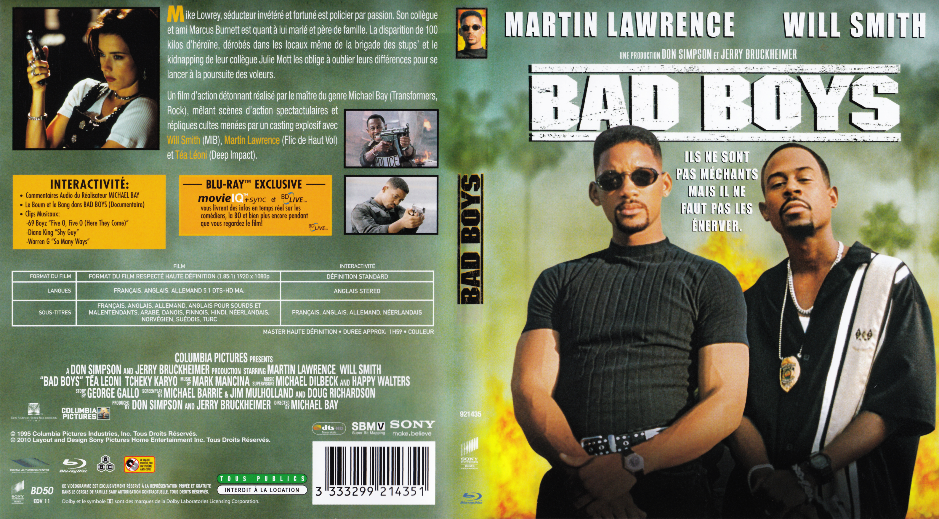 Jaquette DVD Bad boys (BLU-RAY)