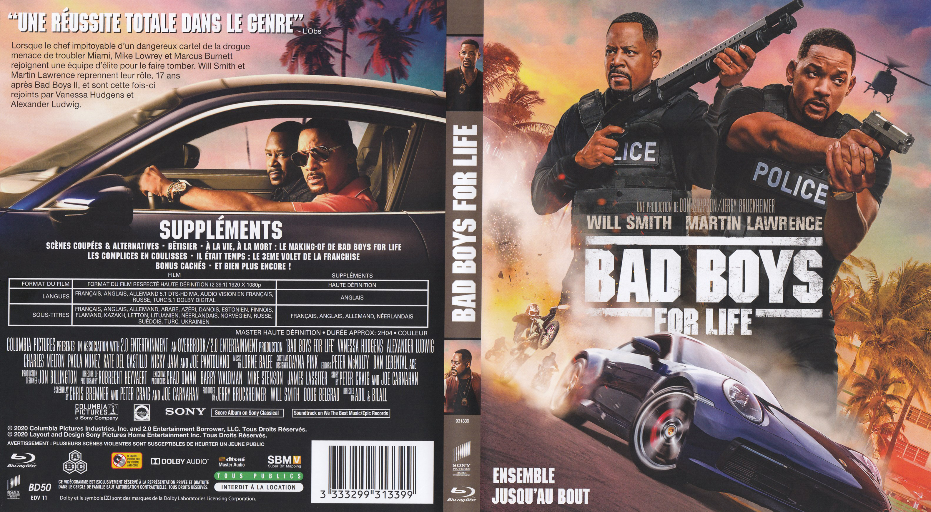 Jaquette DVD Bad boys for life (BLU-RAY)