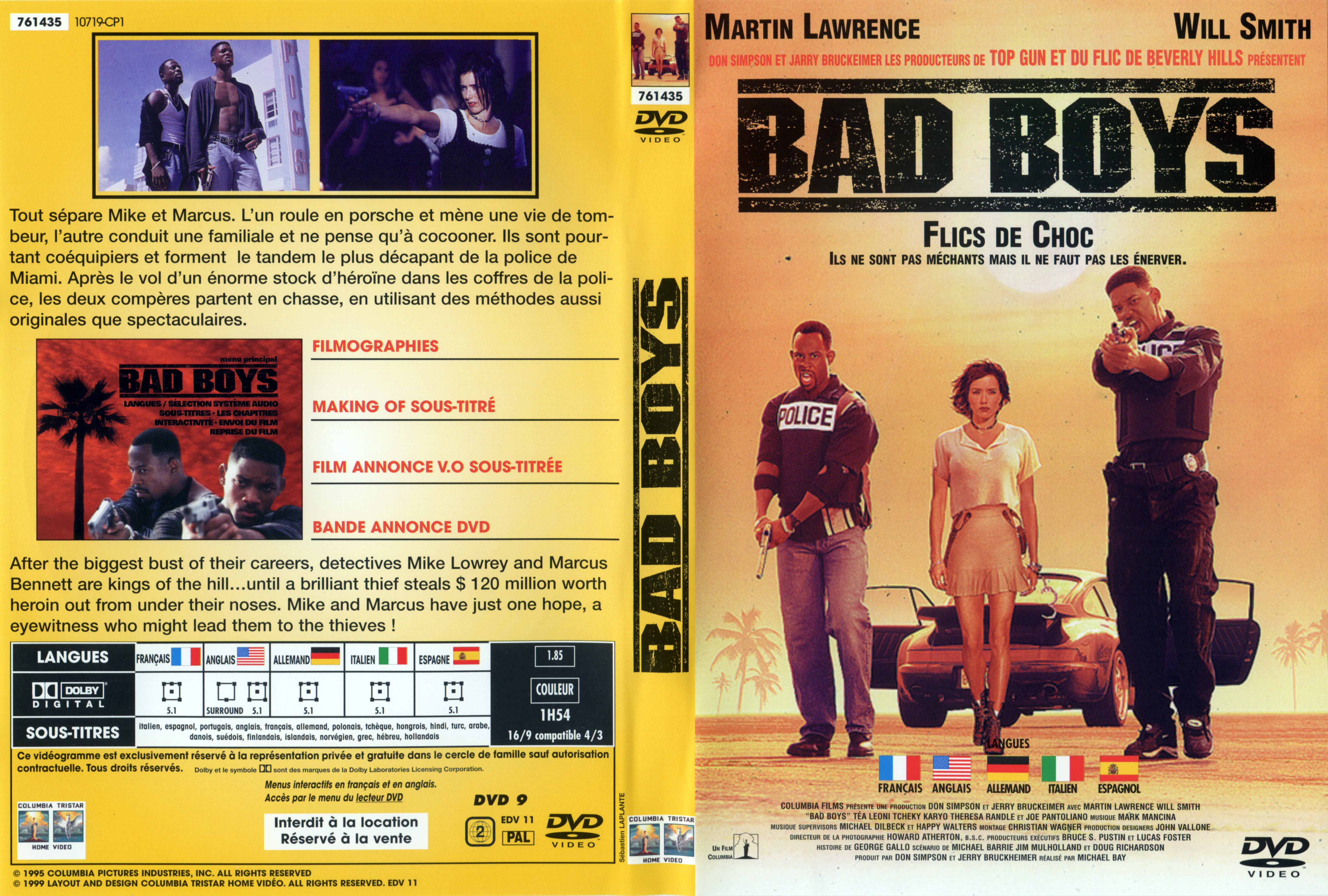 Jaquette DVD Bad boys v2