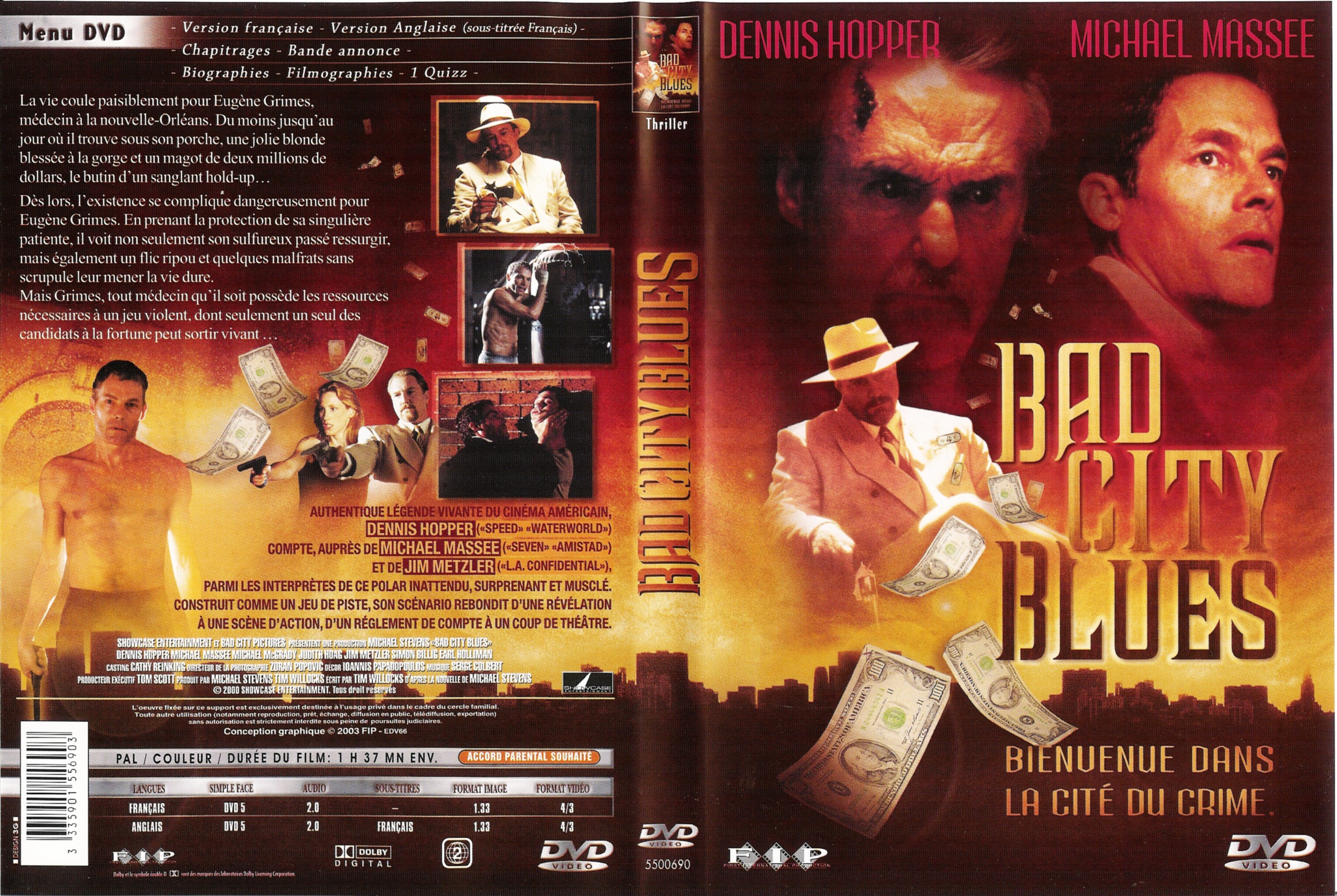 Jaquette DVD Bad city blues