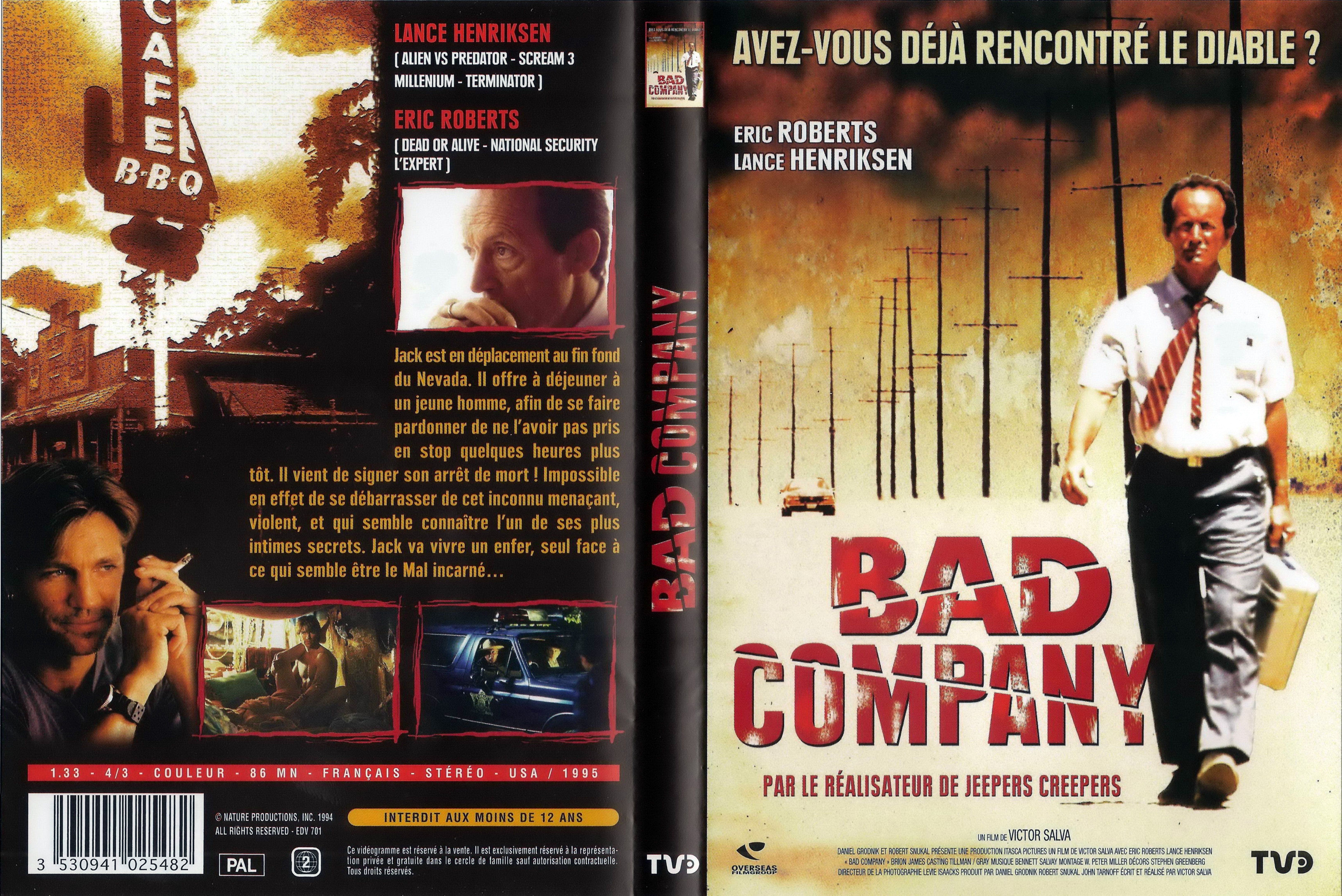 Jaquette DVD Bad company (1994)