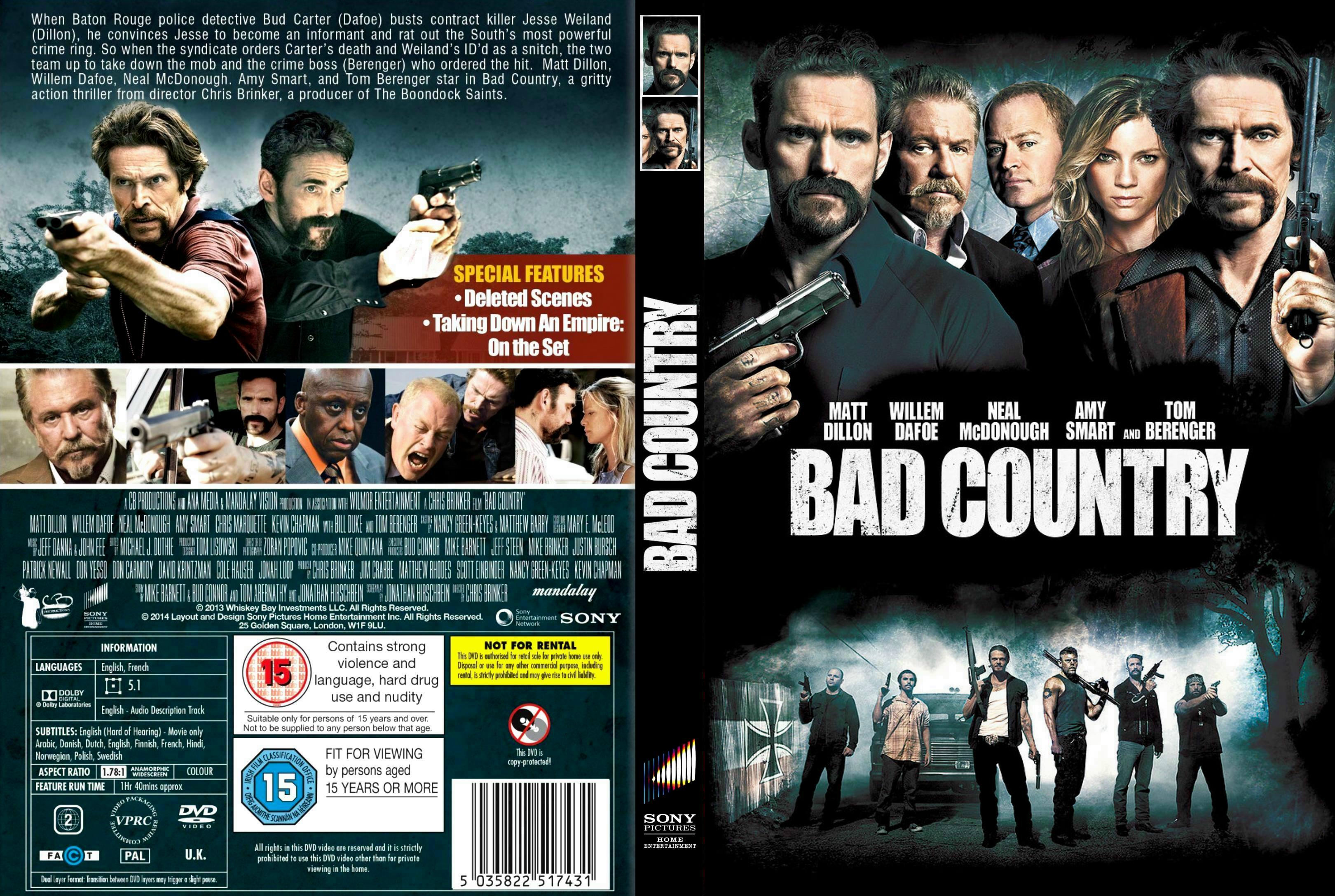 Jaquette DVD Bad country Zone 1