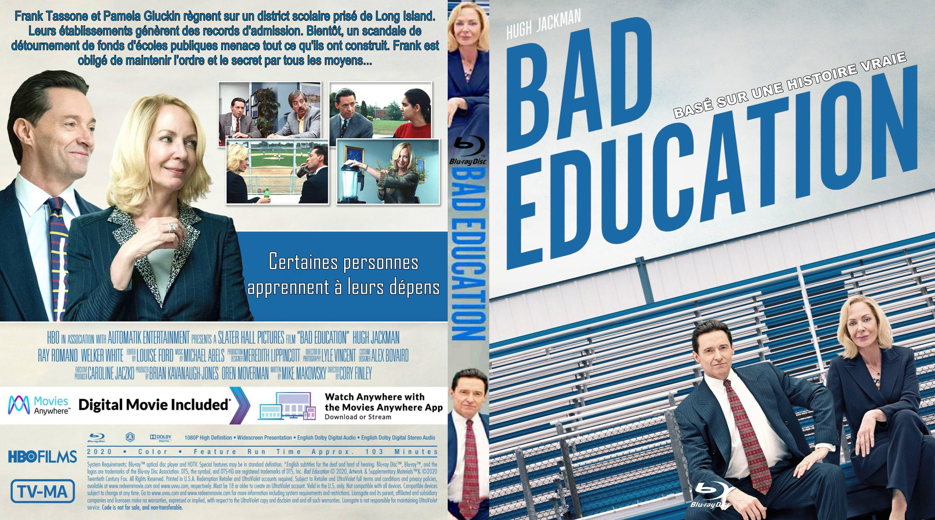 Jaquette DVD Bad education custom (BLU-RAY)