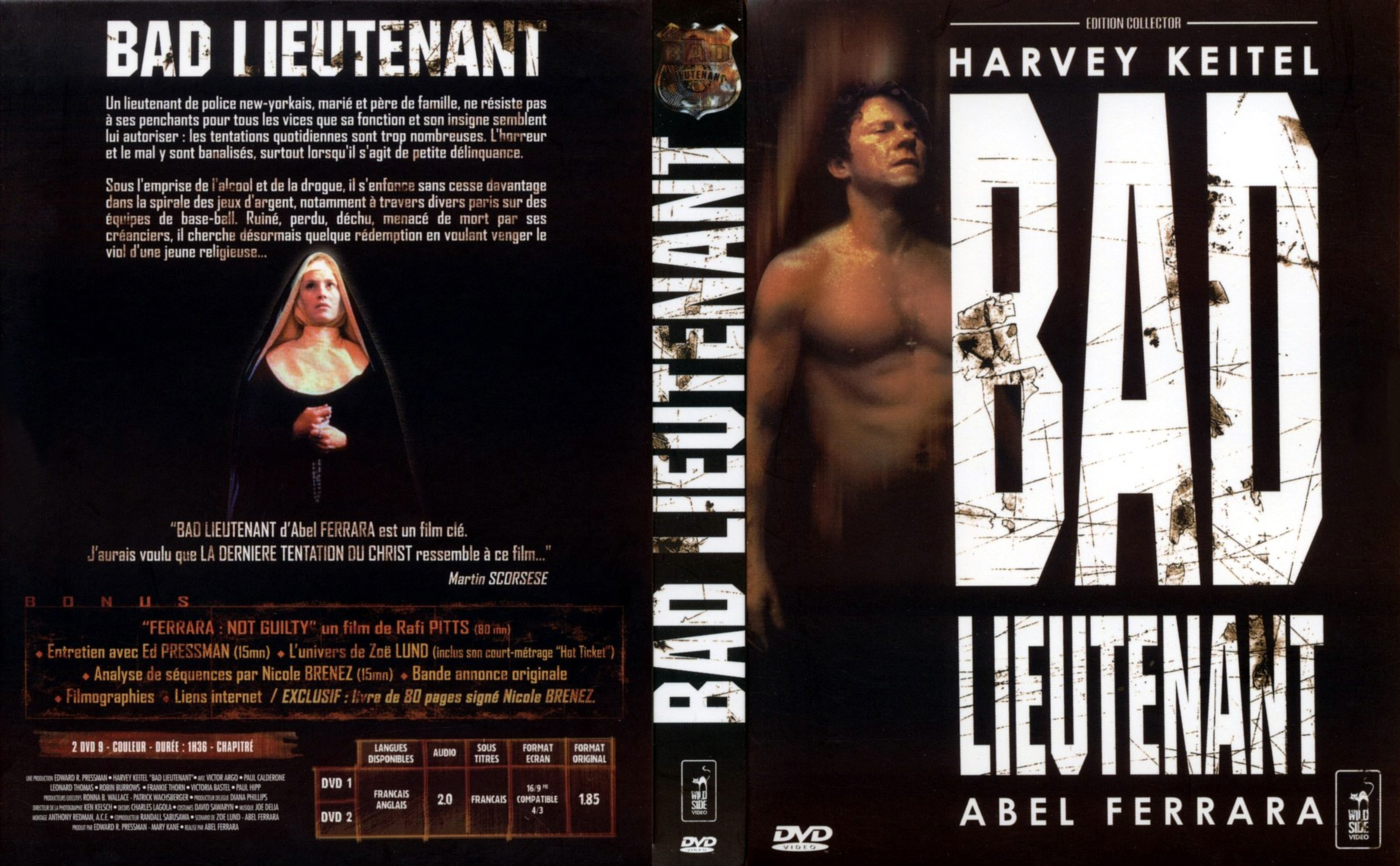 Jaquette DVD Bad lieutenant v2