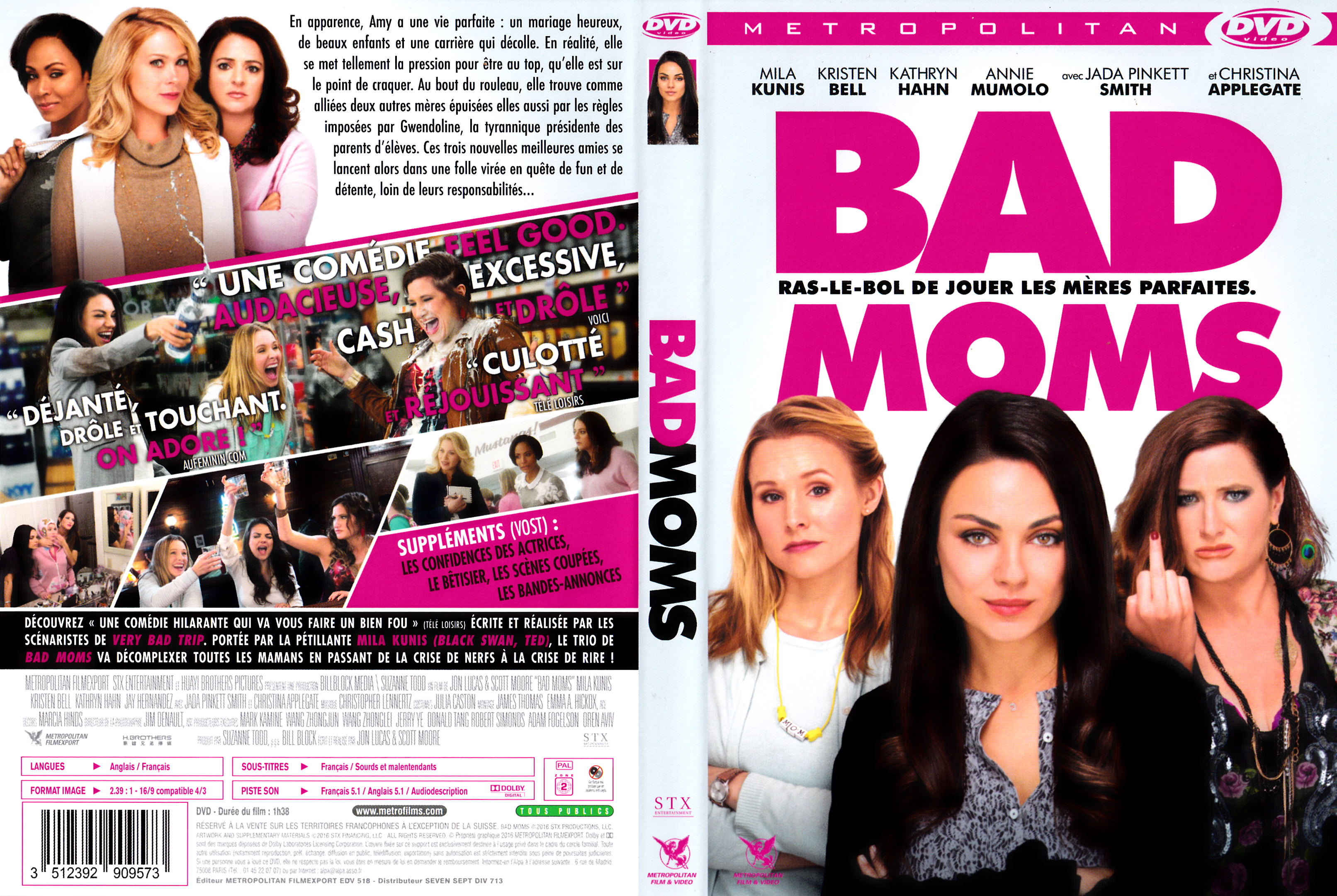 Jaquette DVD Bad moms