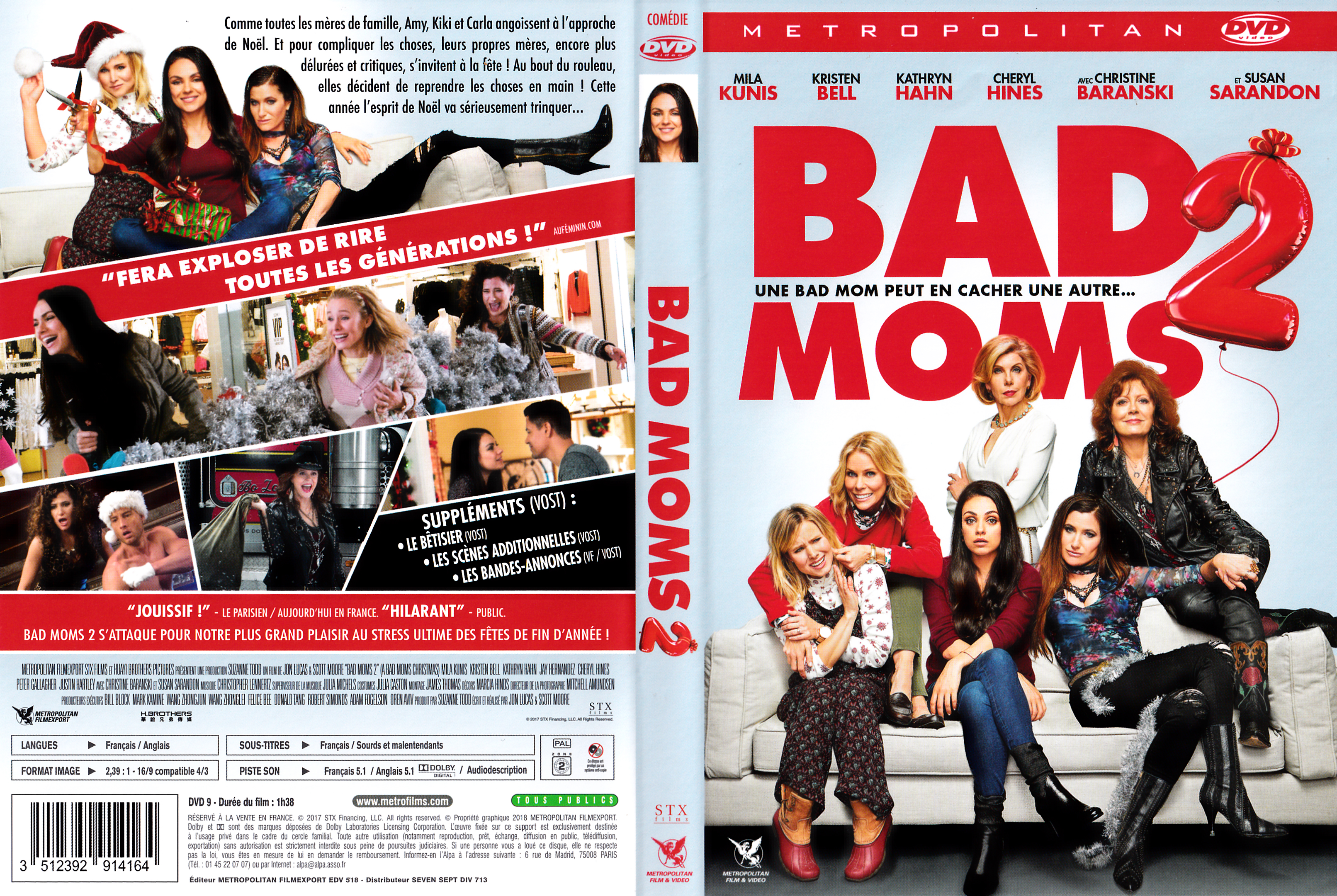 Jaquette DVD Bad moms 2