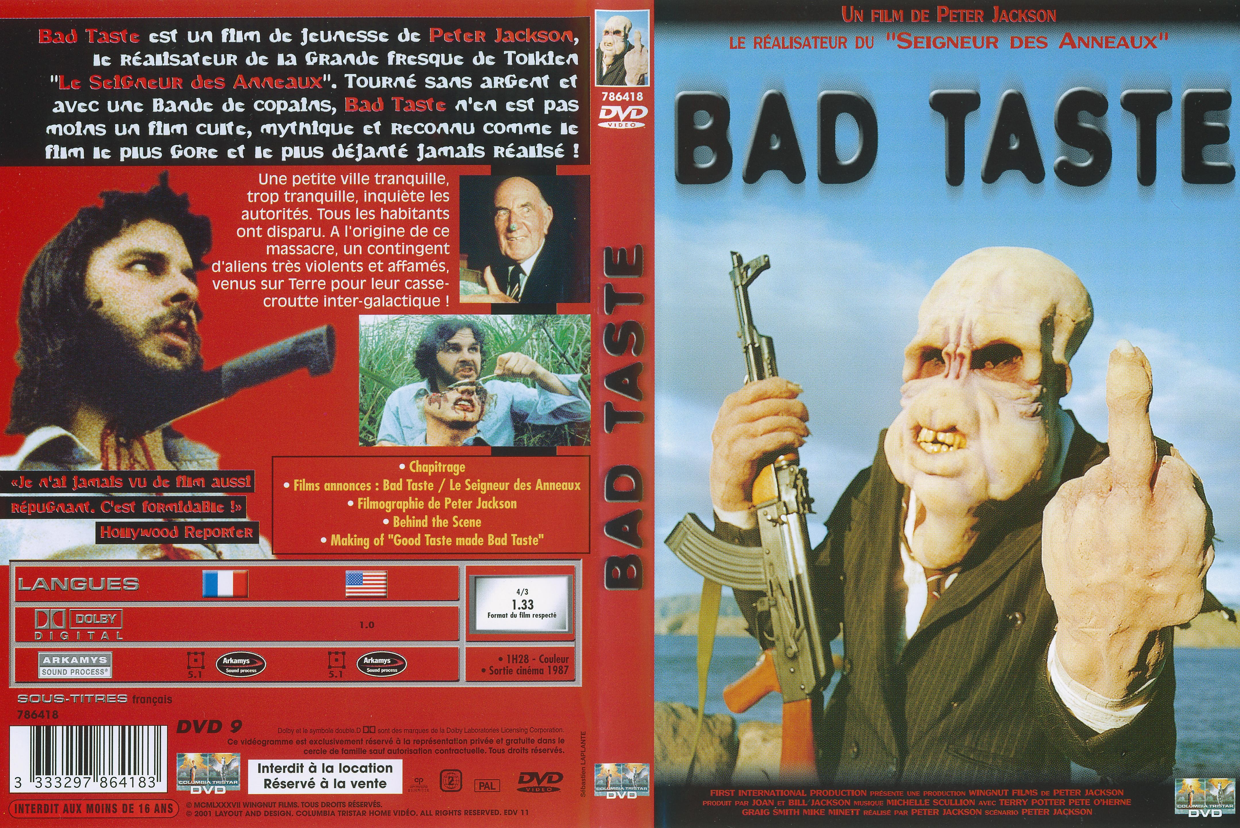 Jaquette DVD Bad taste