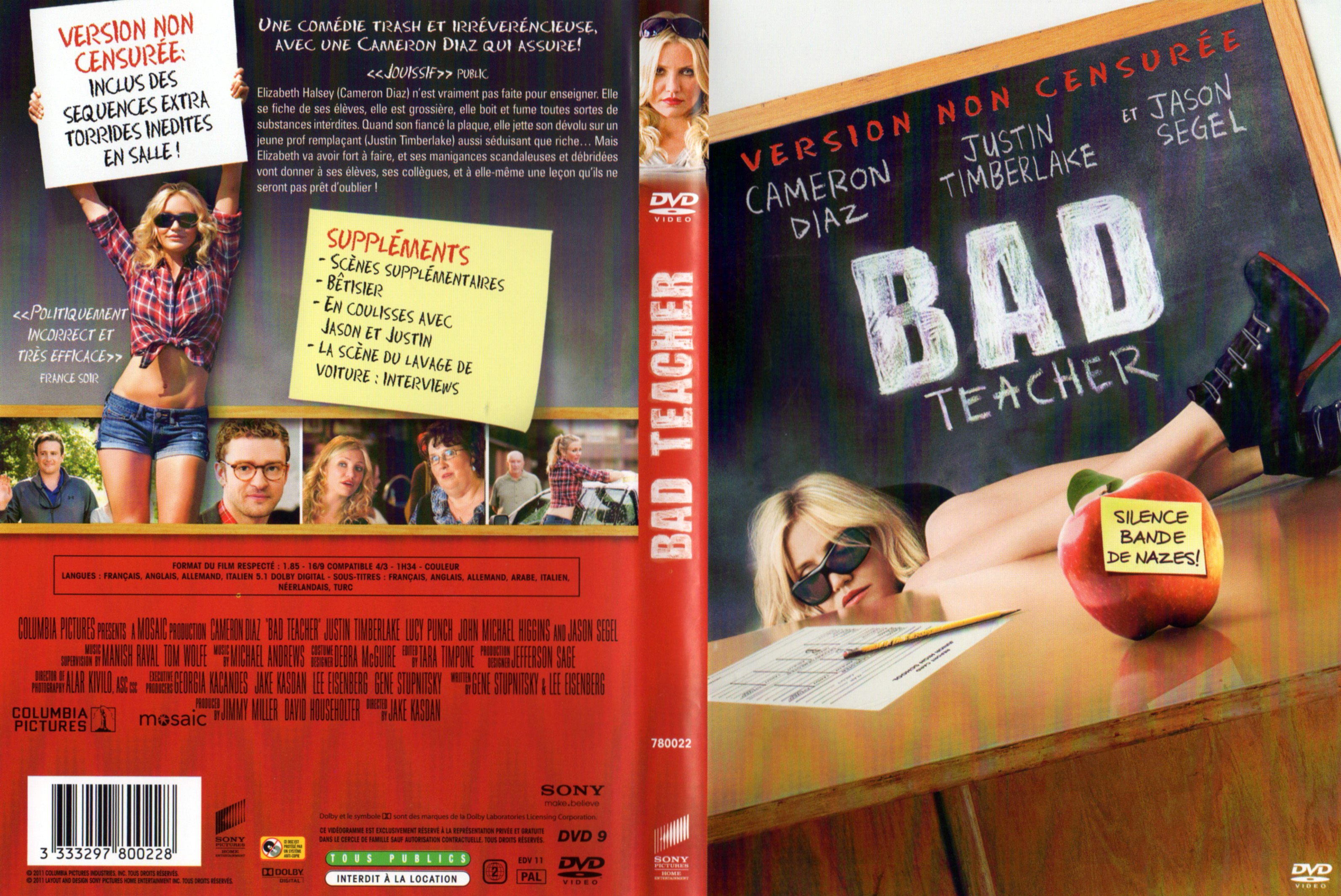 Jaquette DVD Bad teacher