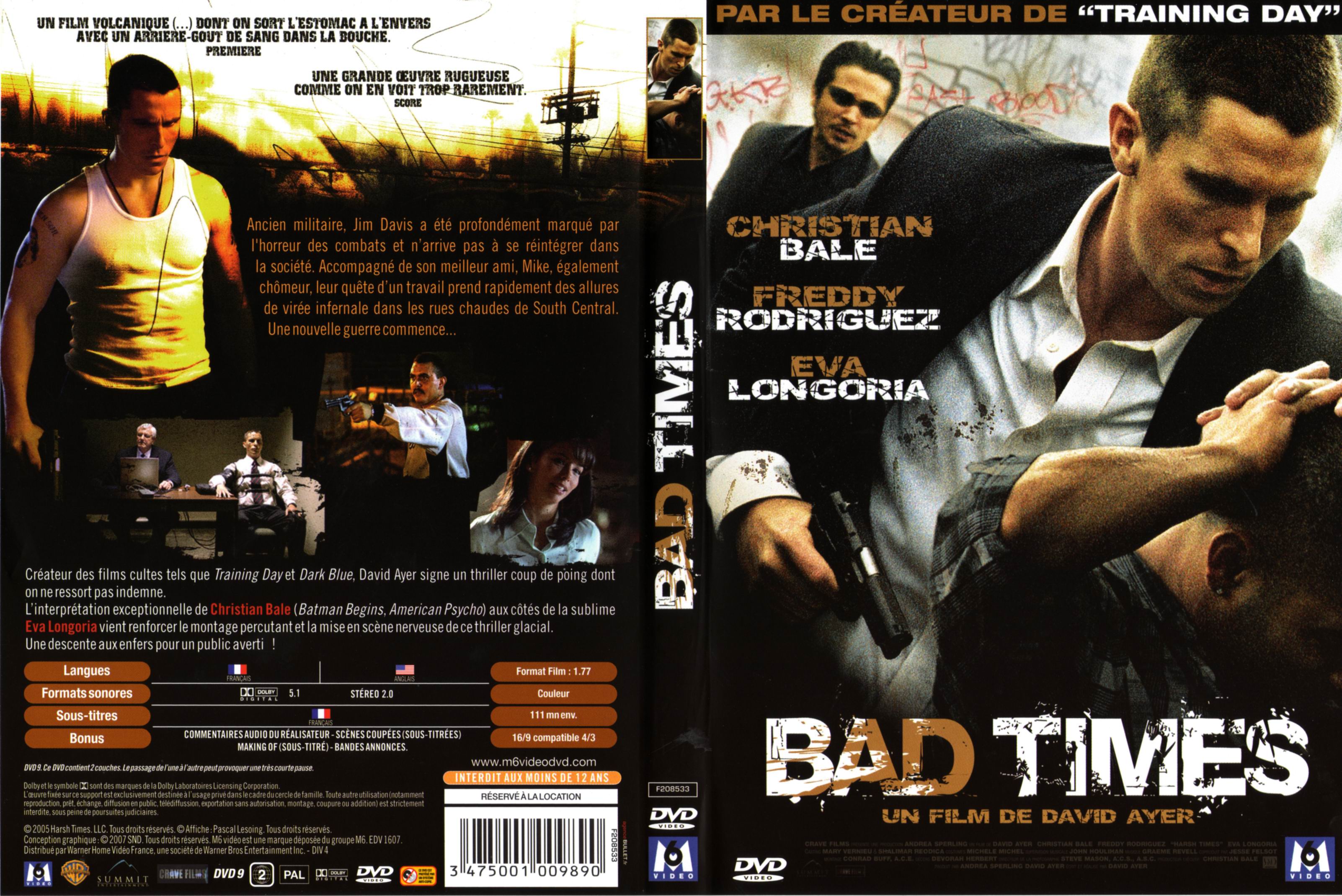 Jaquette DVD Bad times