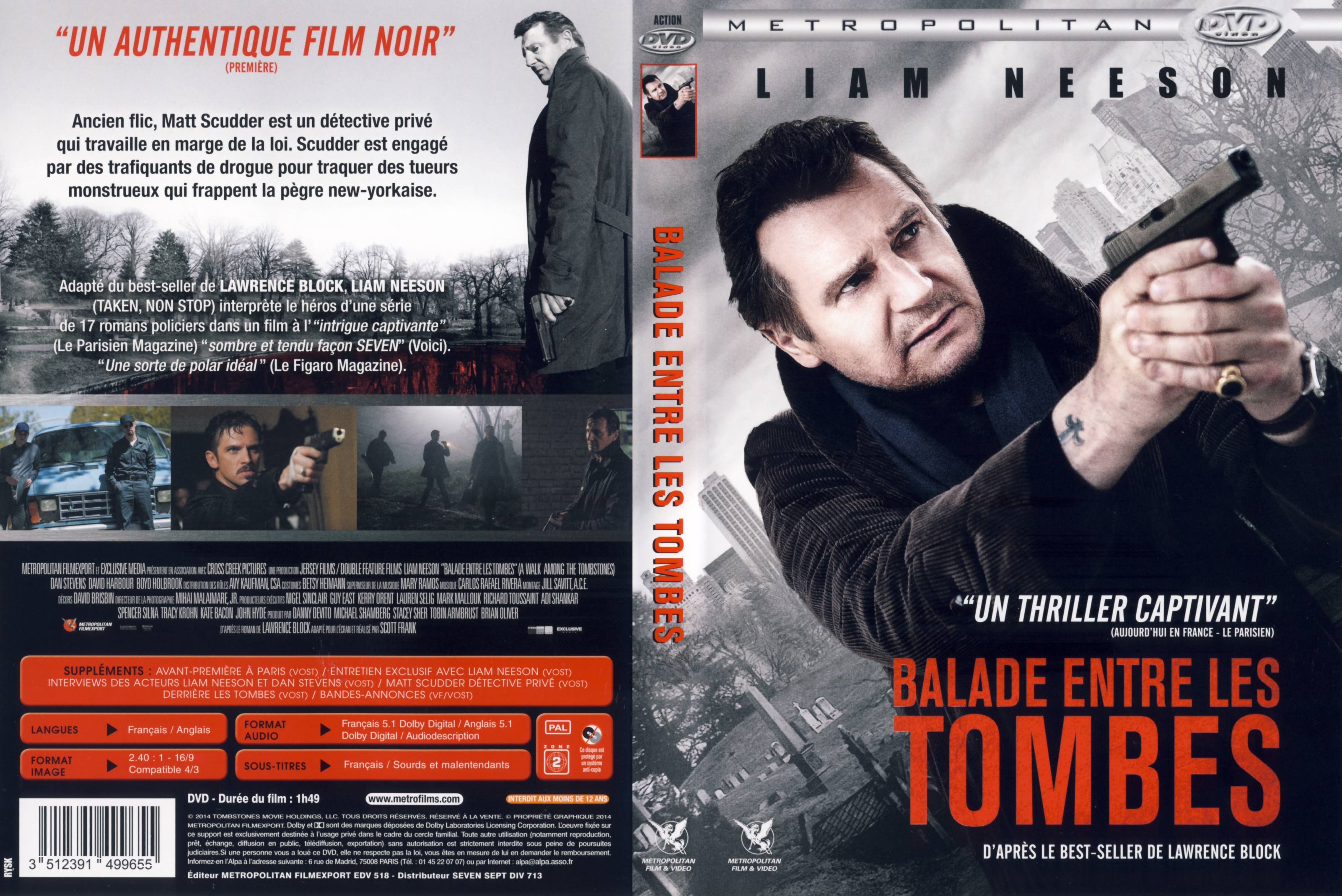 Jaquette DVD Balade entre les tombes