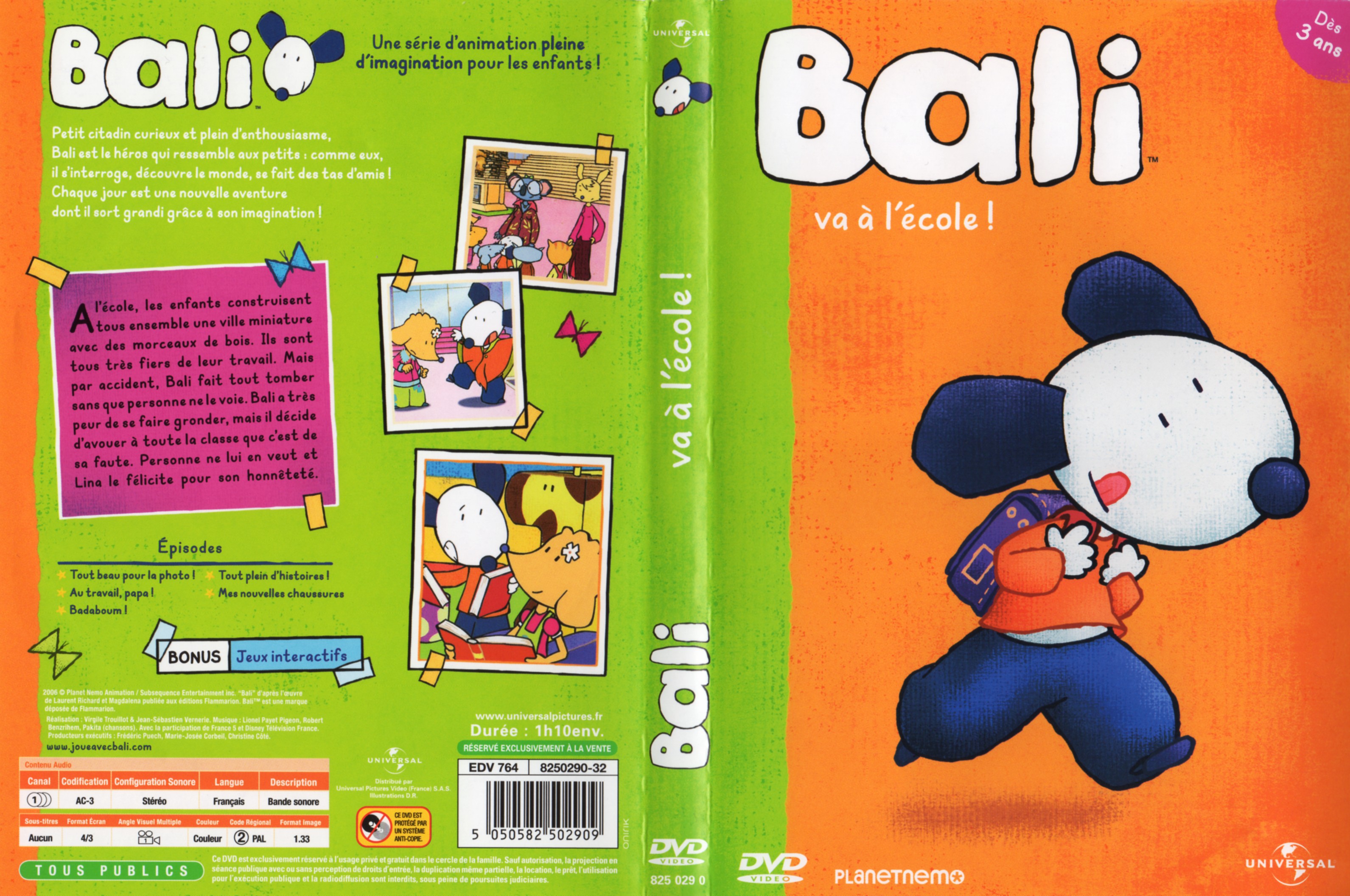 Jaquette DVD Bali - Va  l