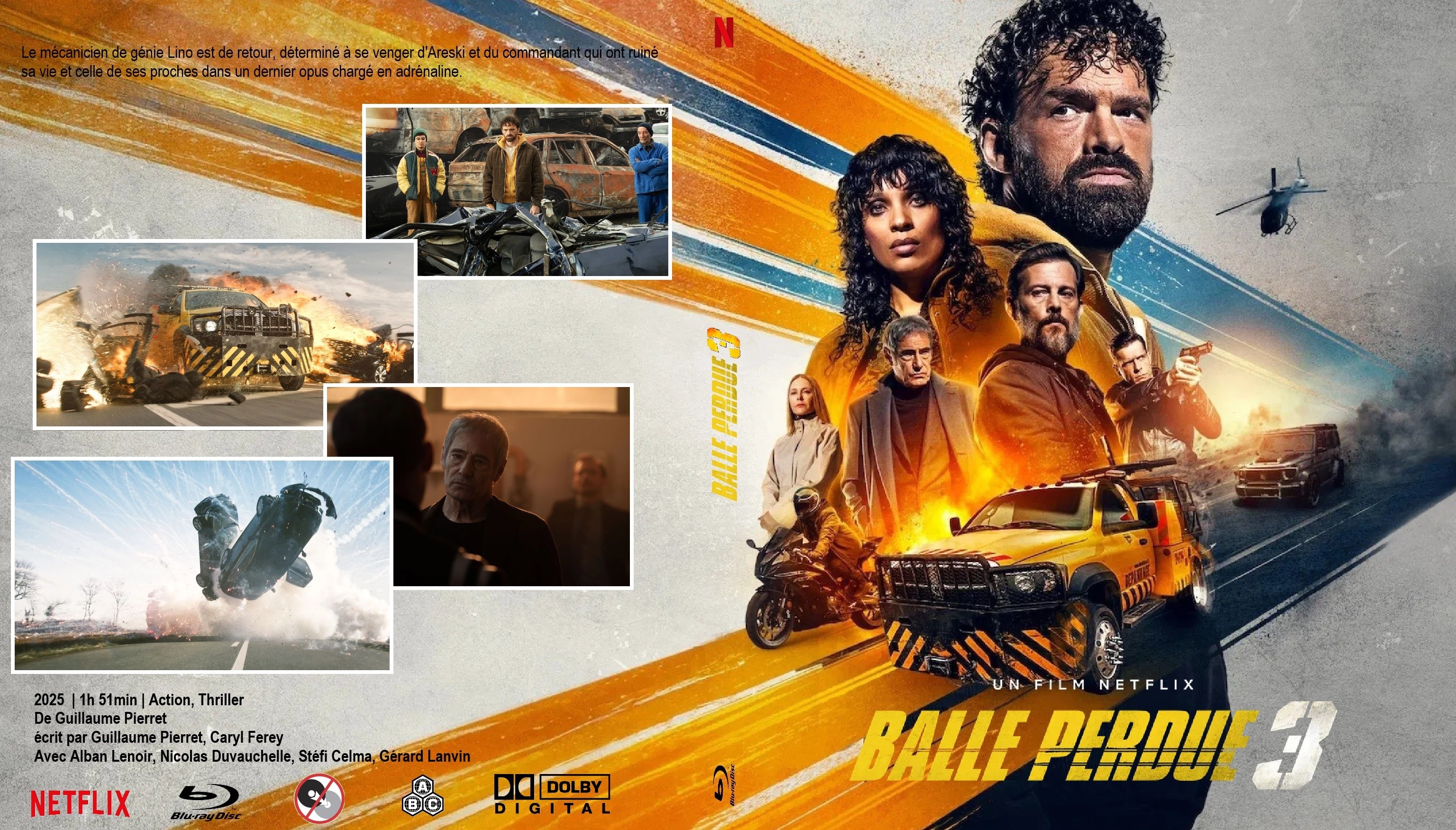 Jaquette DVD Balle perdue 3 custom (BLU-RAY)