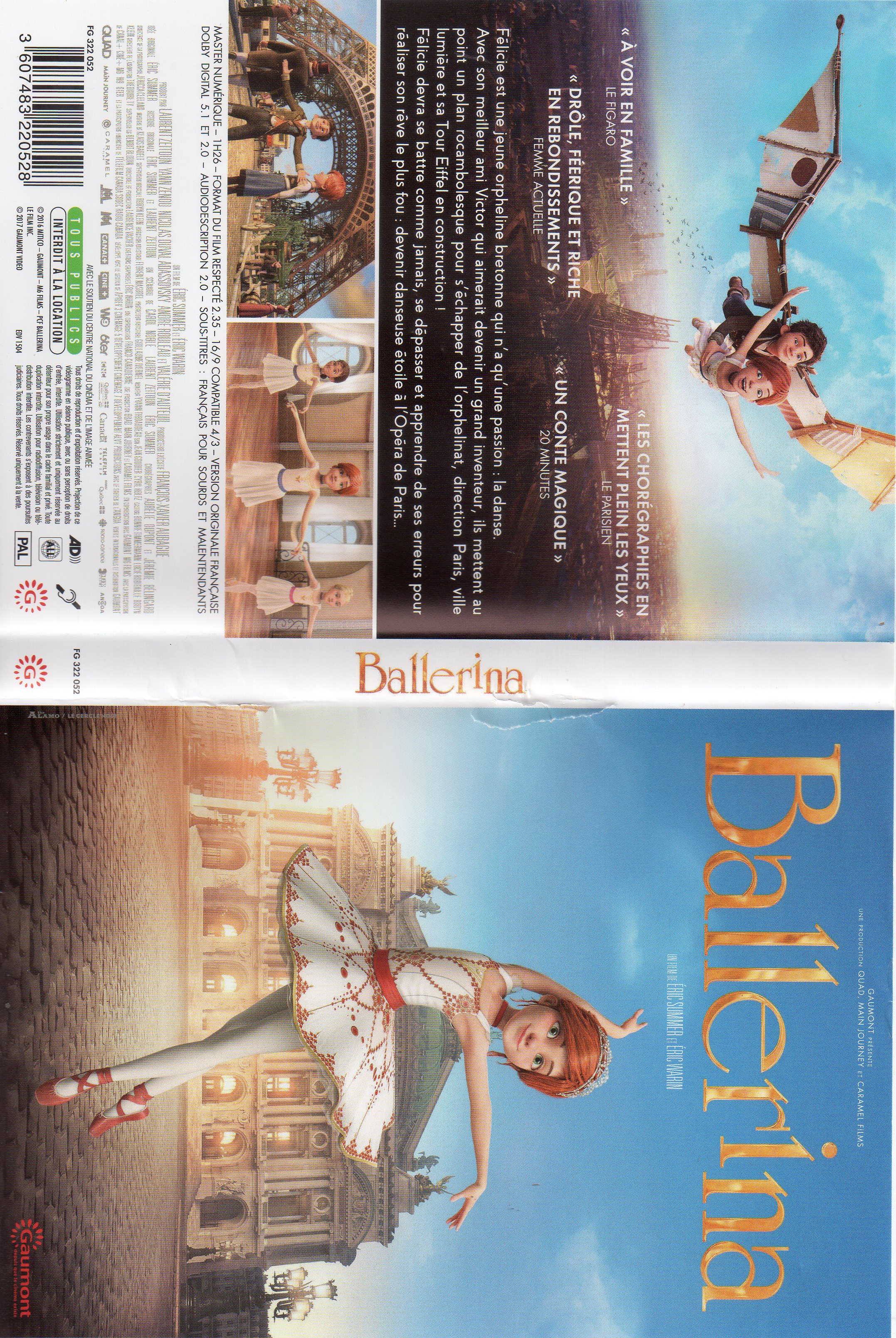 Jaquette DVD Ballerina v2