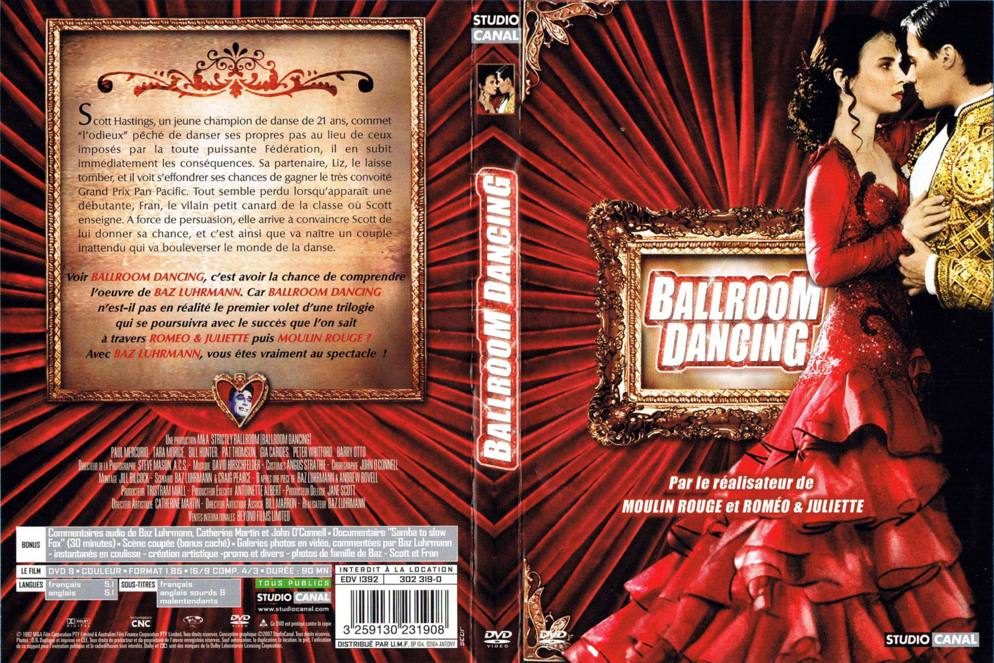 Jaquette DVD Ballroom dancing v2