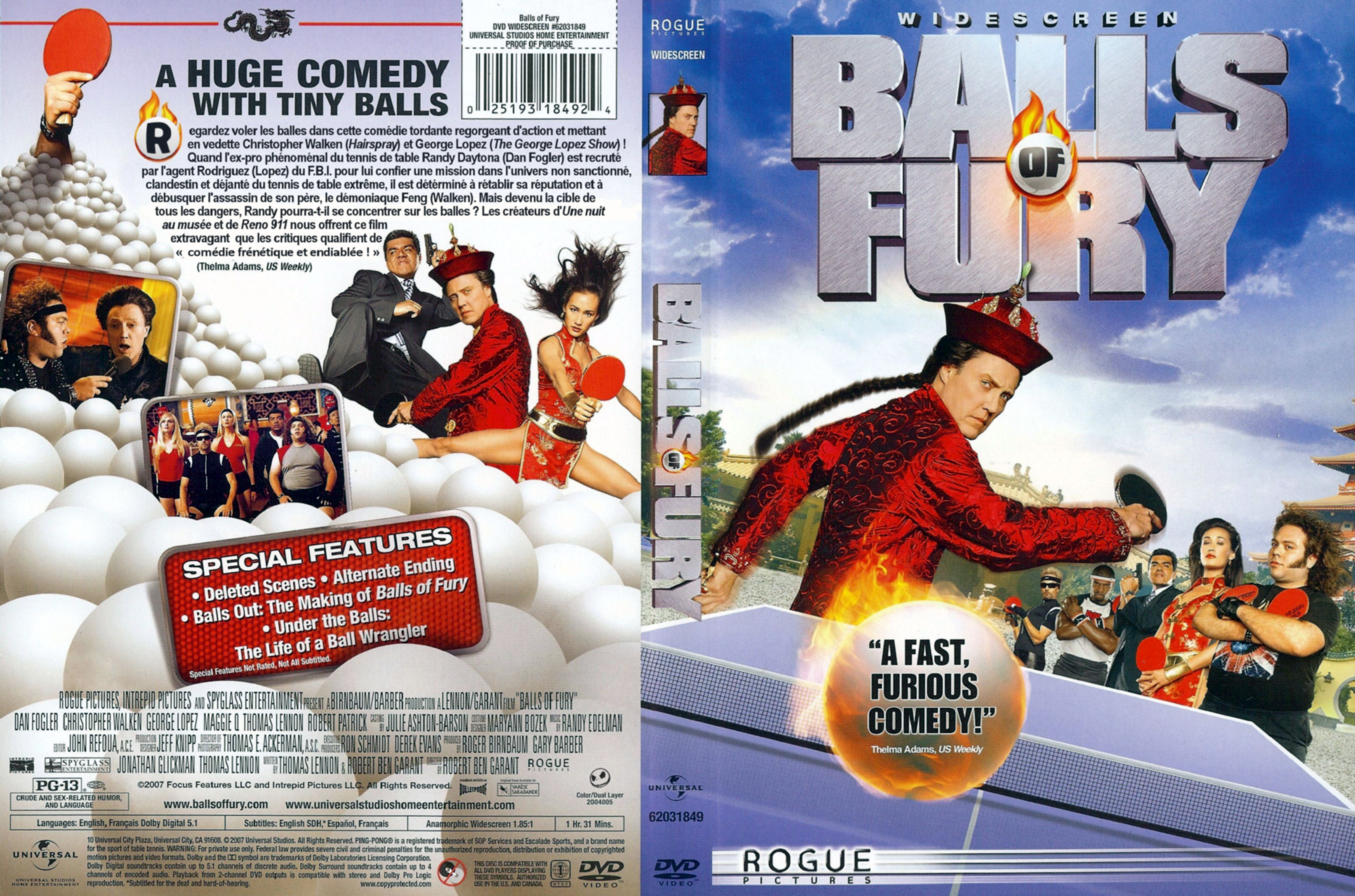 Jaquette DVD Balls of fury Zone 1